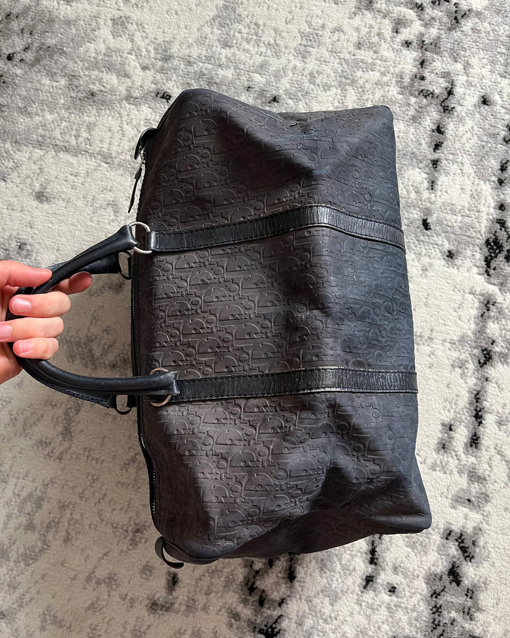 90年代 クリスチャン ディオール 24H モノグラム レザー バッグ