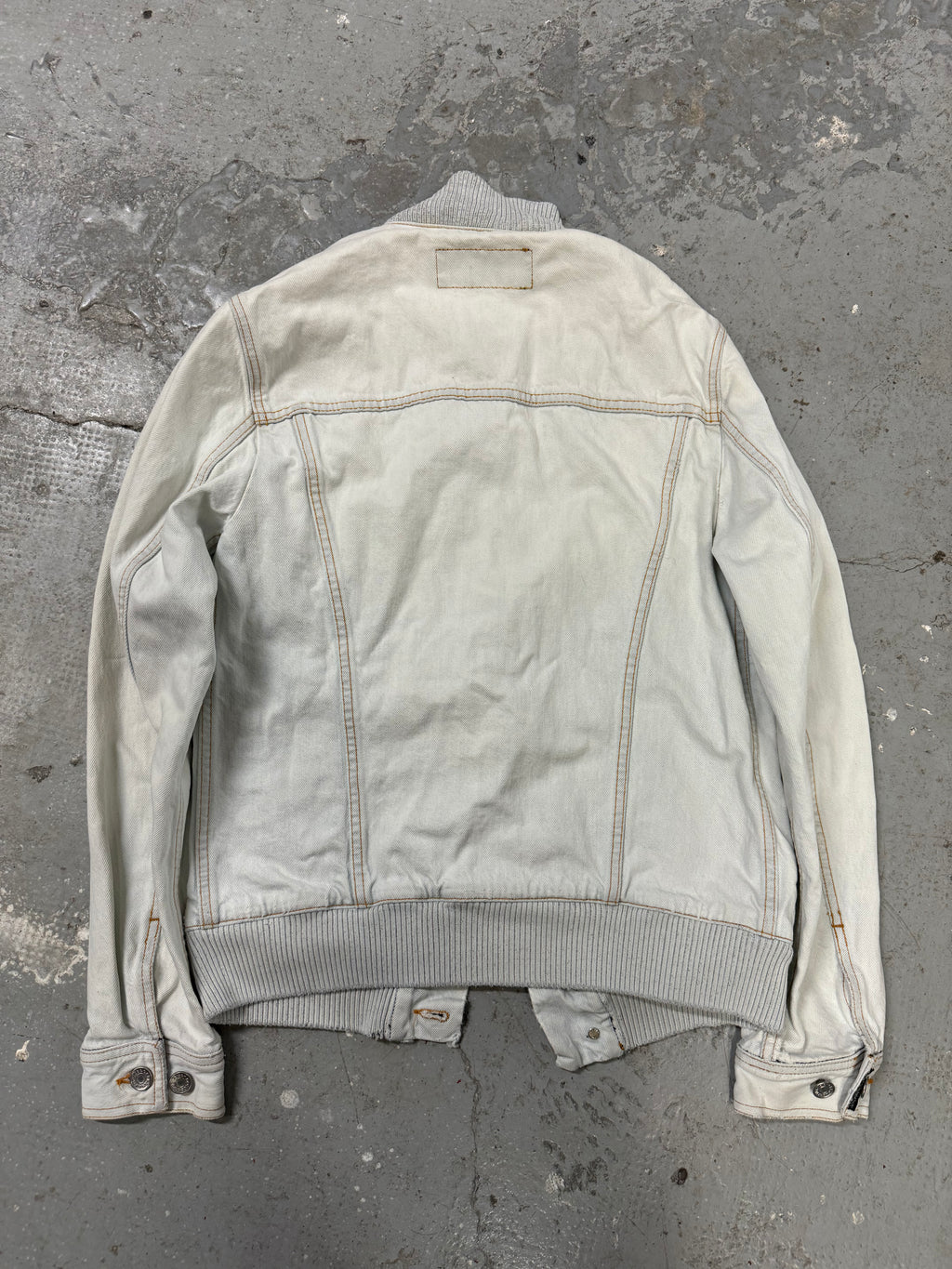 SS2008 Dolce & Gabbana White Denim Jacket (M)