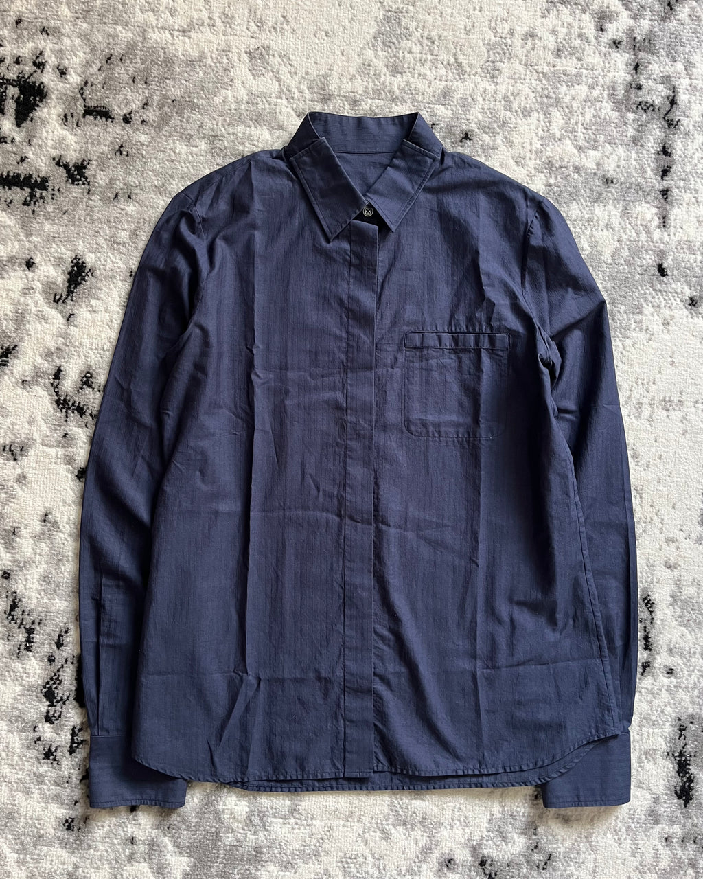 AW18 Maison Margiela Elemental Elegance Navy Shirt (S)