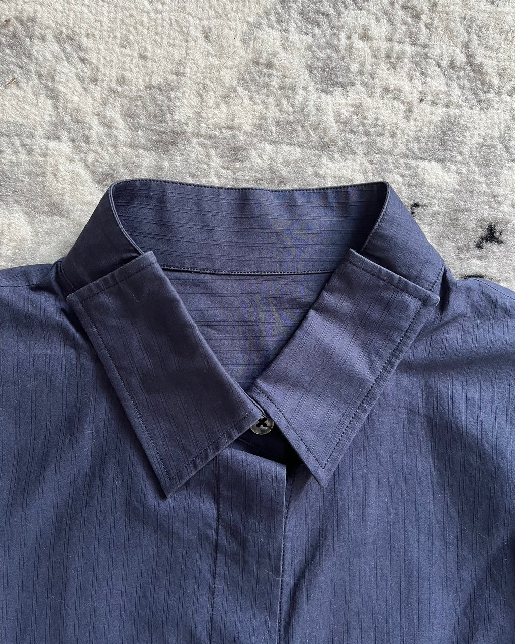 AW18 Maison Margiela Elemental Elegance Navy Shirt (S)