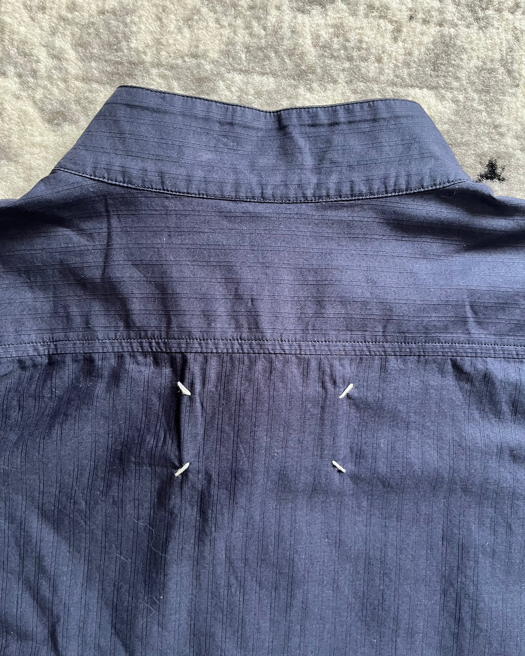 AW18 Maison Margiela Elemental Elegance Navy Shirt (S)