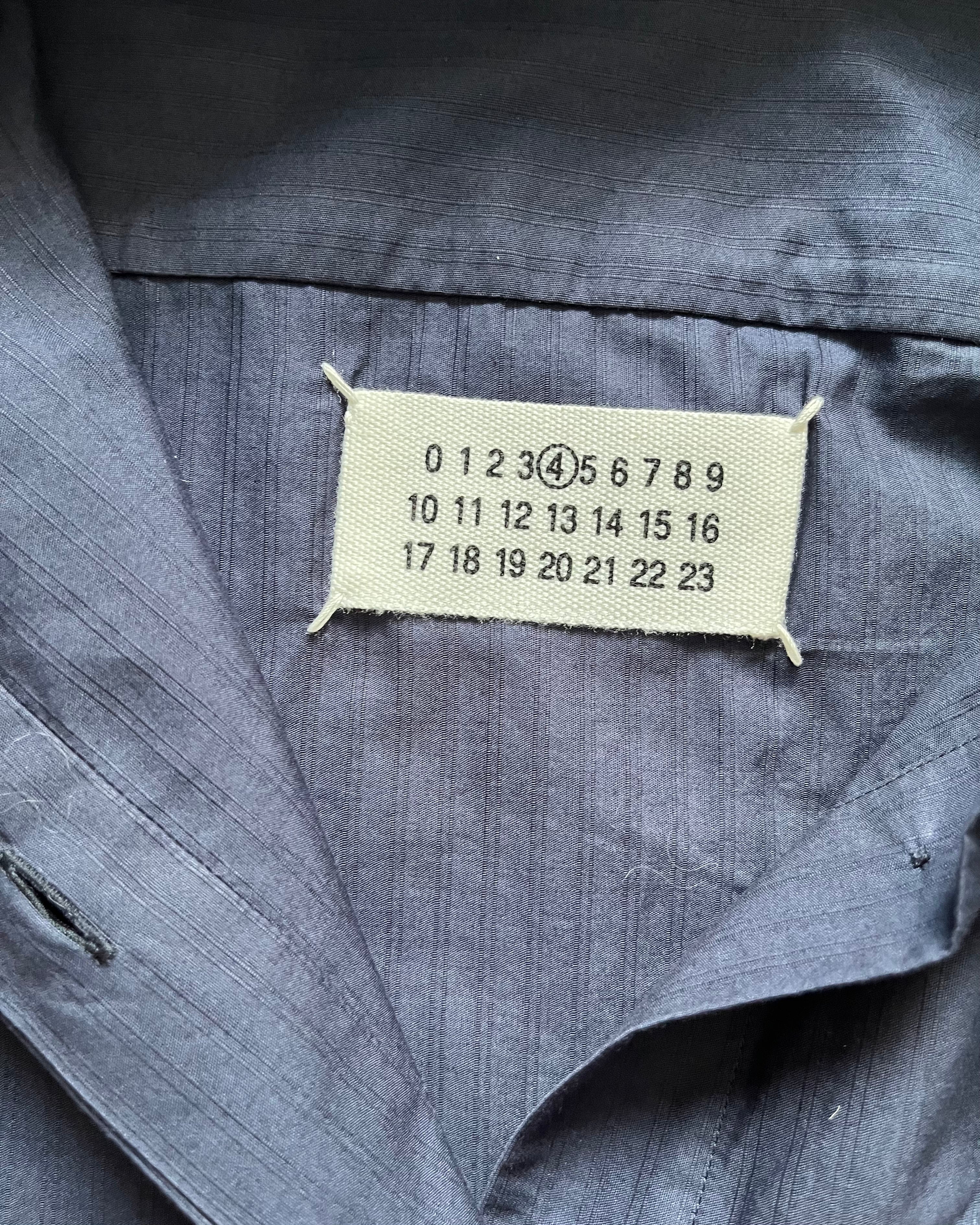 AW18 Maison Margiela Elemental Elegance Navy Shirt (S)