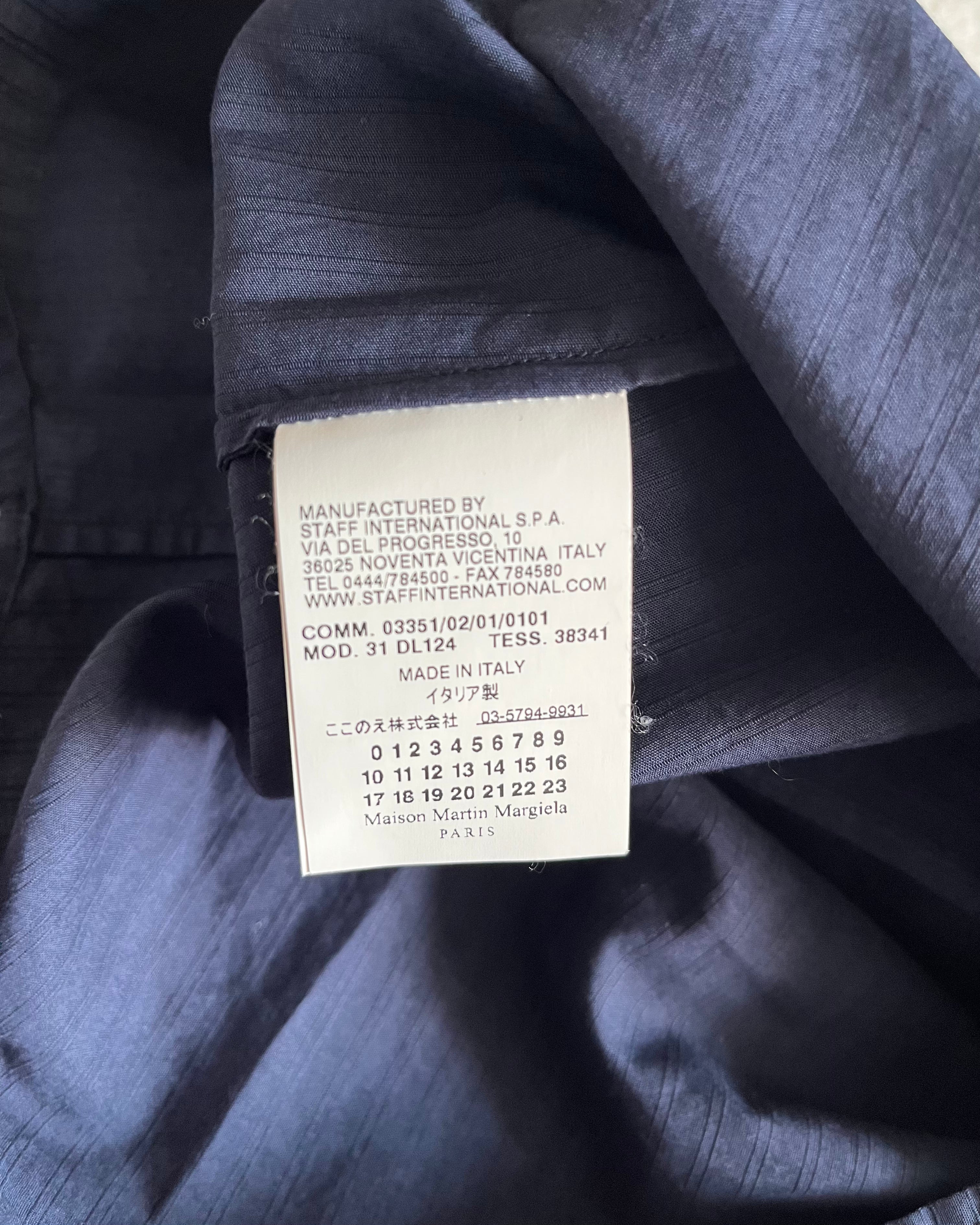 AW18 Maison Margiela Elemental Elegance Navy Shirt (S)