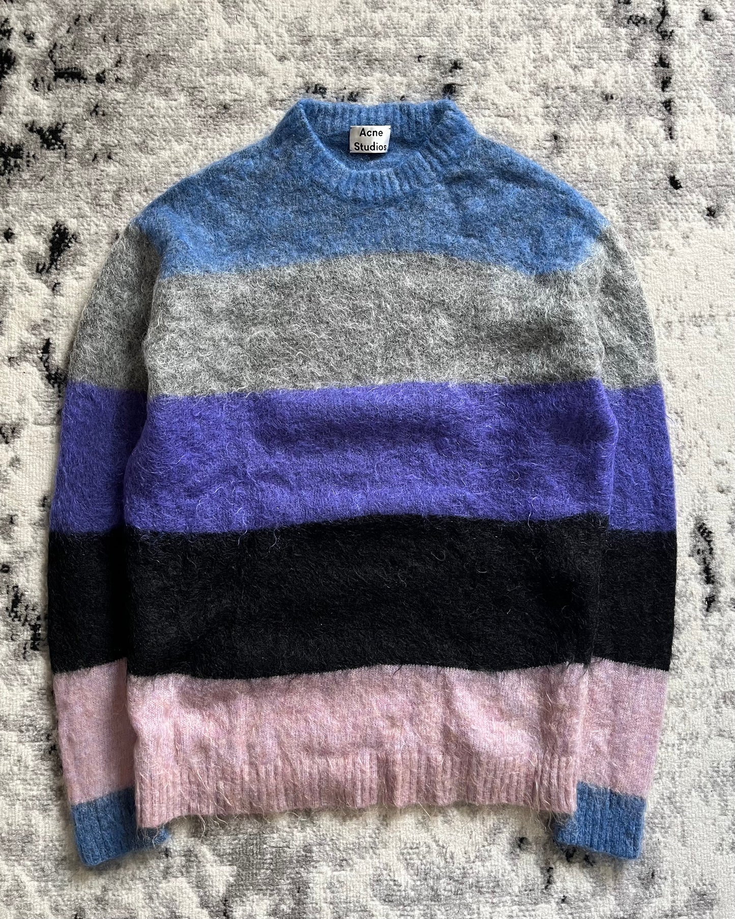 AW17 Acne Studios Chromatic Fusion Albah Mohair Sweater S M