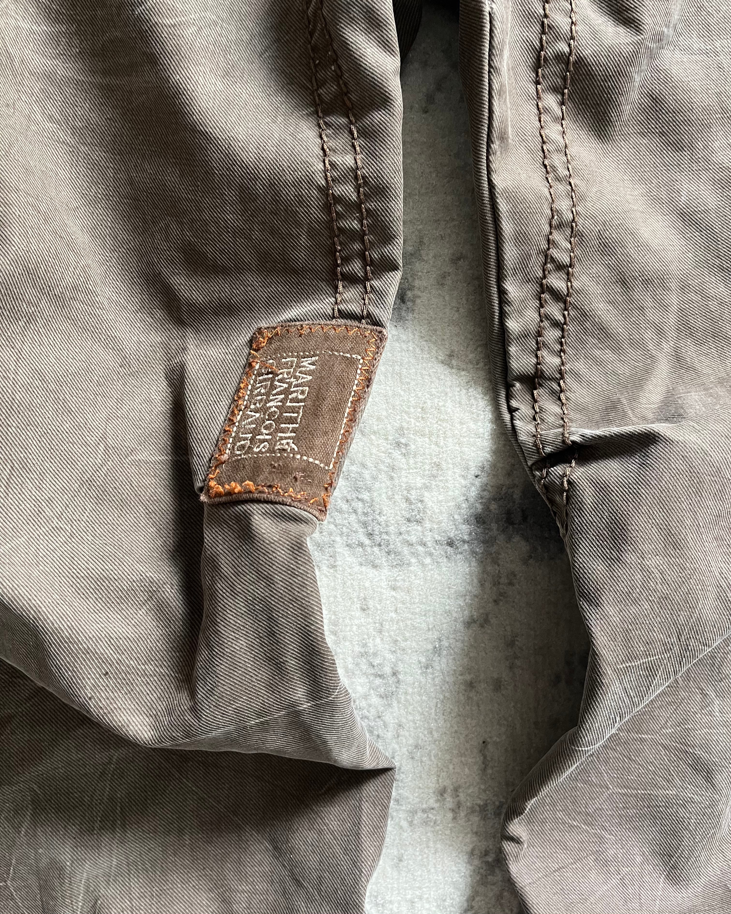 00s' Marithe François Girbaud Dual Whimsy ダブルウエスト ブラウン パンツ (L)