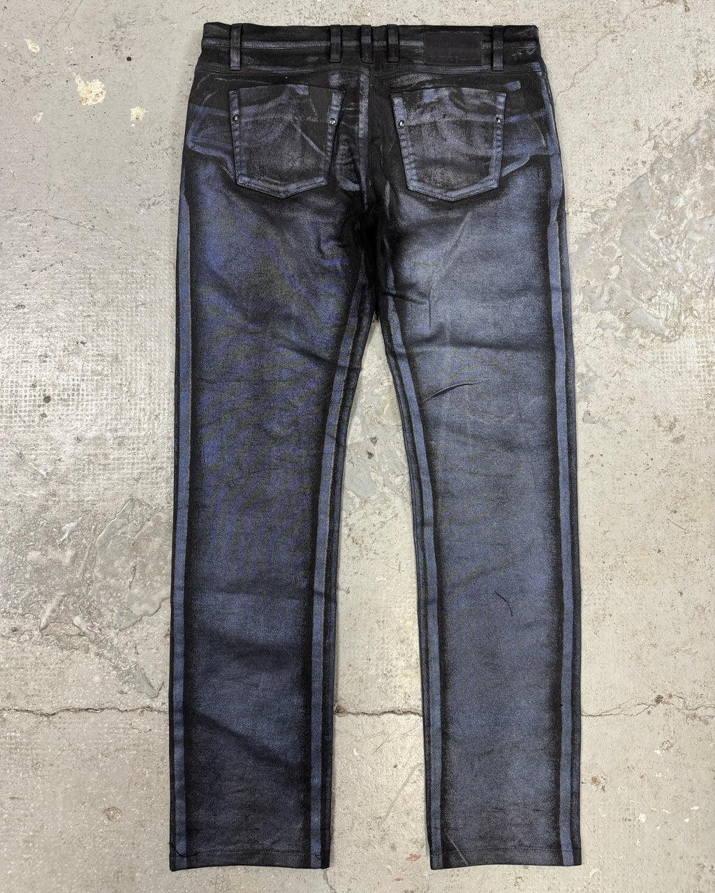 Gucci Waxed Effect Purple Jeans  (M)