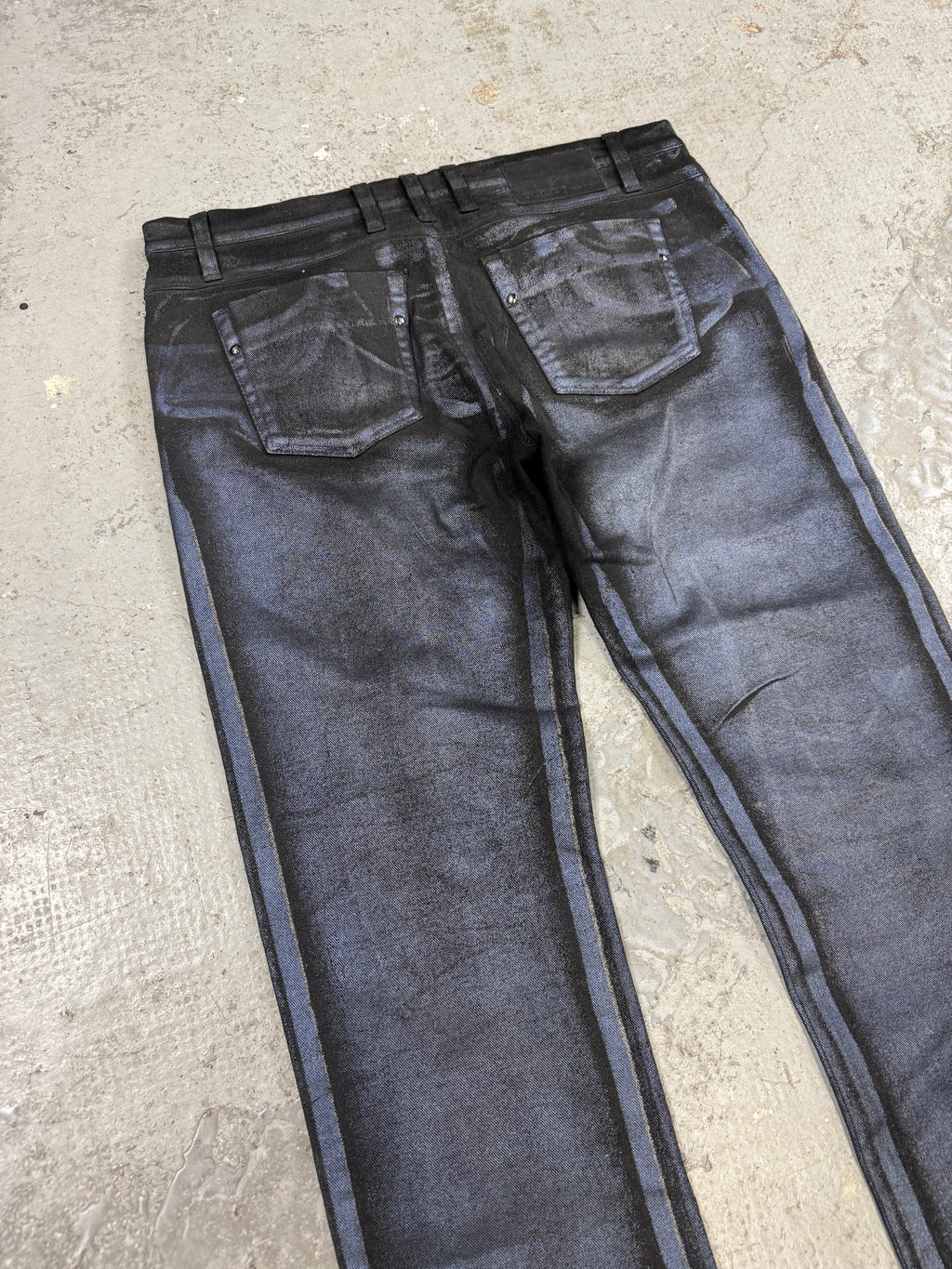 Gucci Waxed Effect Purple Jeans  (M)