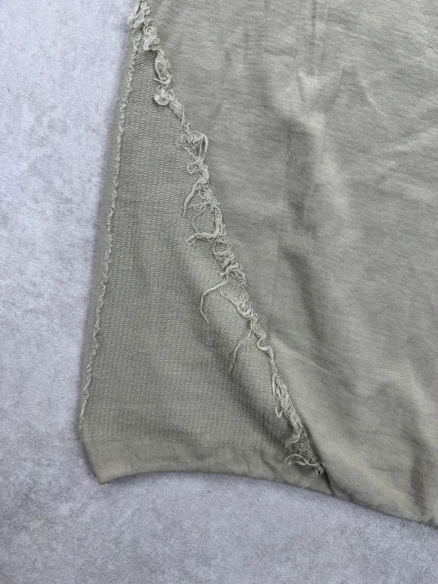 Giorgio Brato Khaki Cotton Distressed Seam T-Shirt njRlPvvc 6