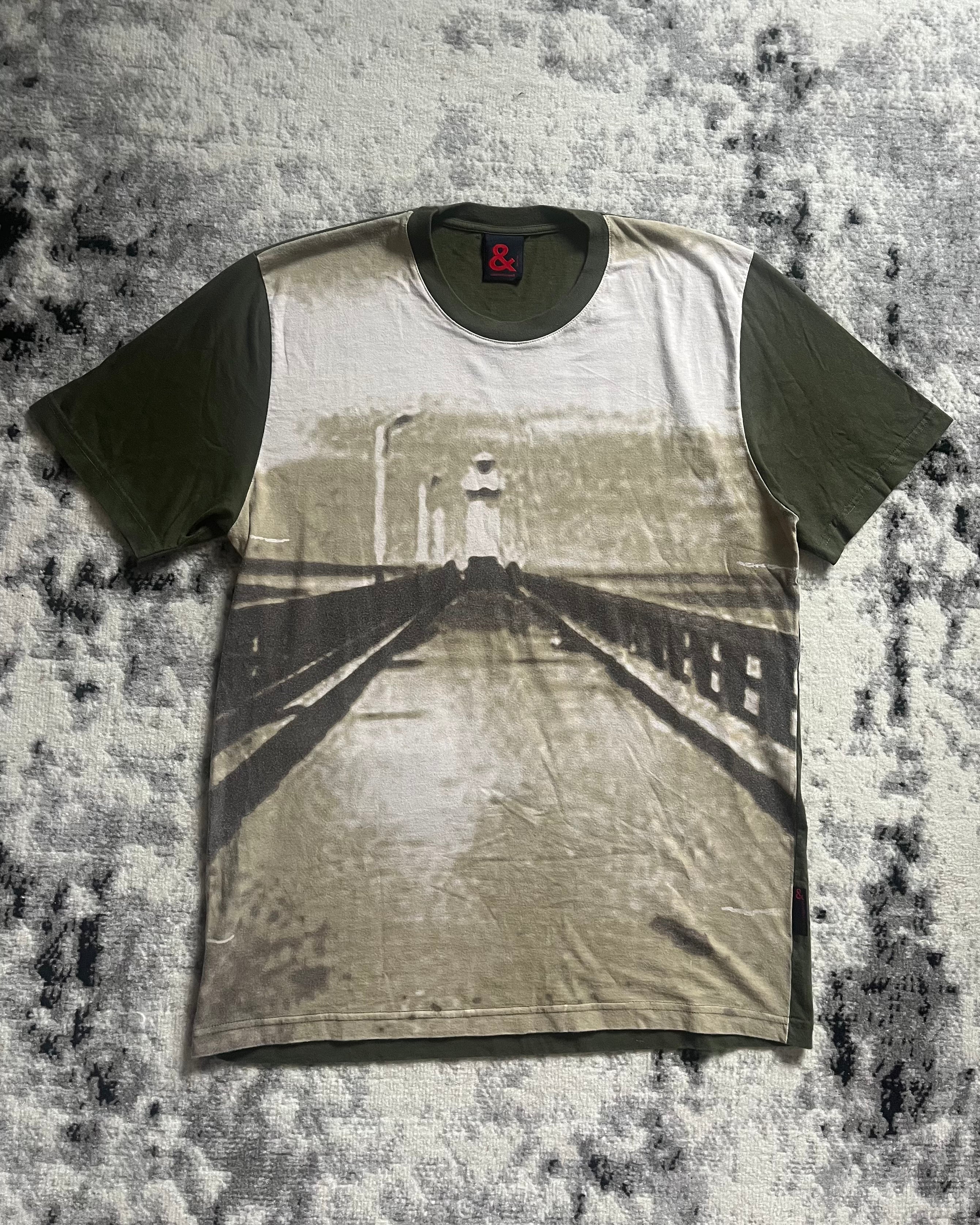 00年代 ドルチェ&amp;ガッバーナ ブラード アラビアオリーブ Tシャツ (L)