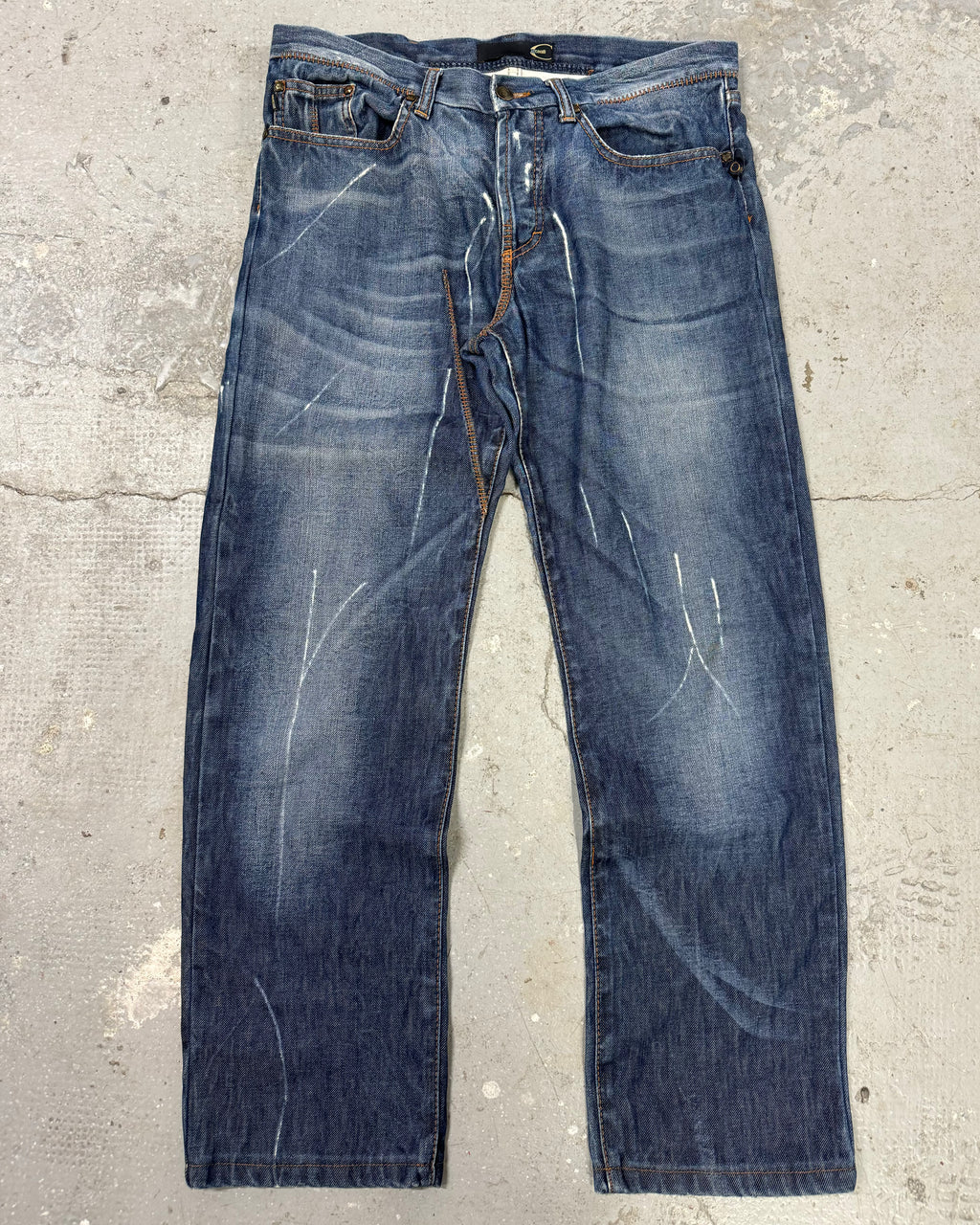 AW2007 Cavalli Blue Relaxed Denim Jeans (M/L)