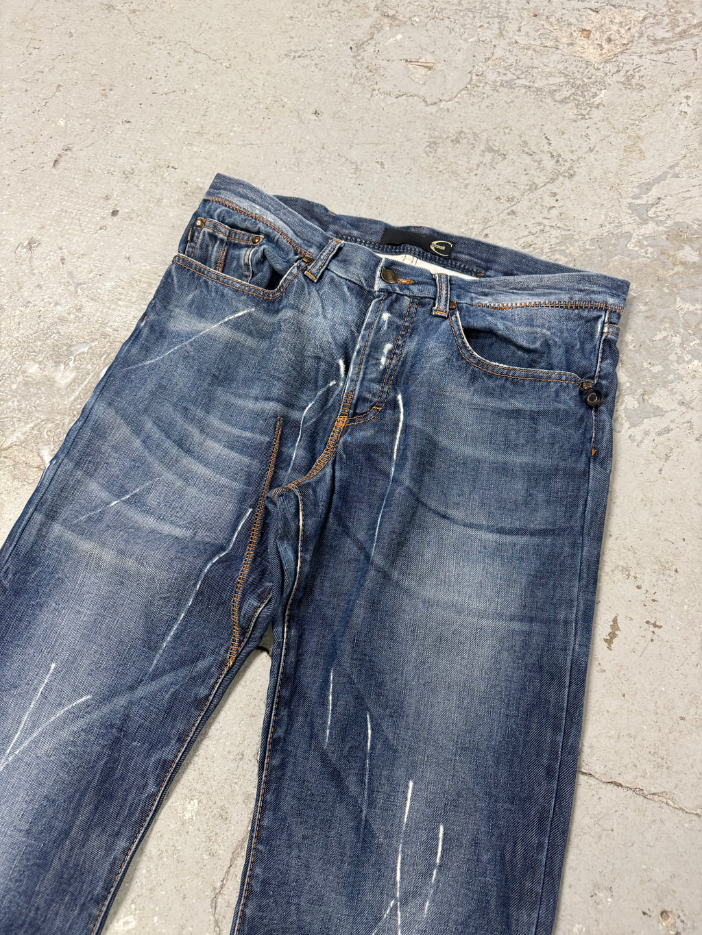 AW2007 Cavalli Blue Relaxed Denim Jeans (M/L)