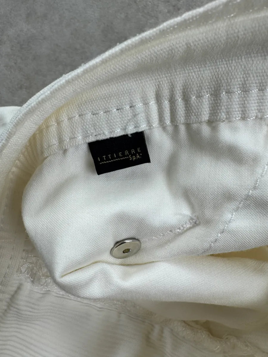 2000s Cavalli White Cargo 7/8 Pants snnDpRY 11