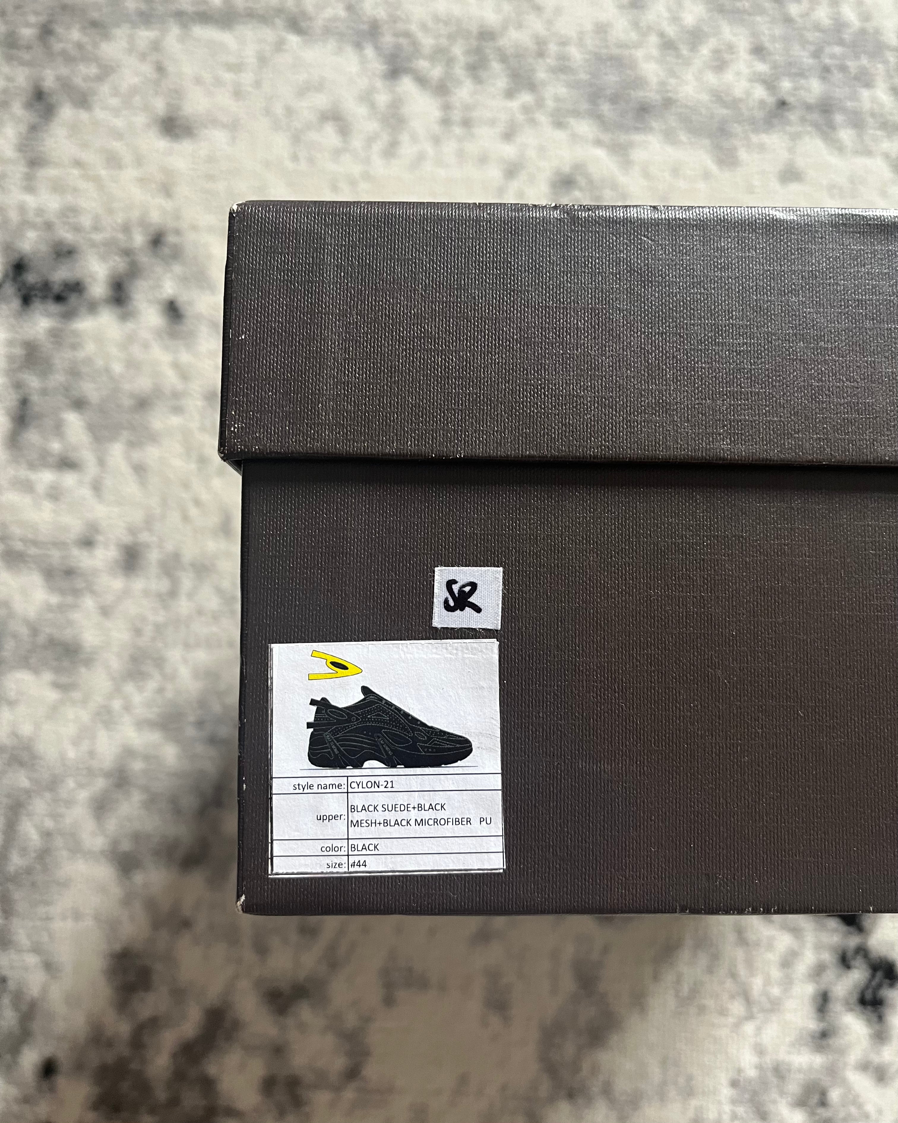 AW21 Raf Simons Cyclon-21 Black Suede Shoes (44eu/10us)