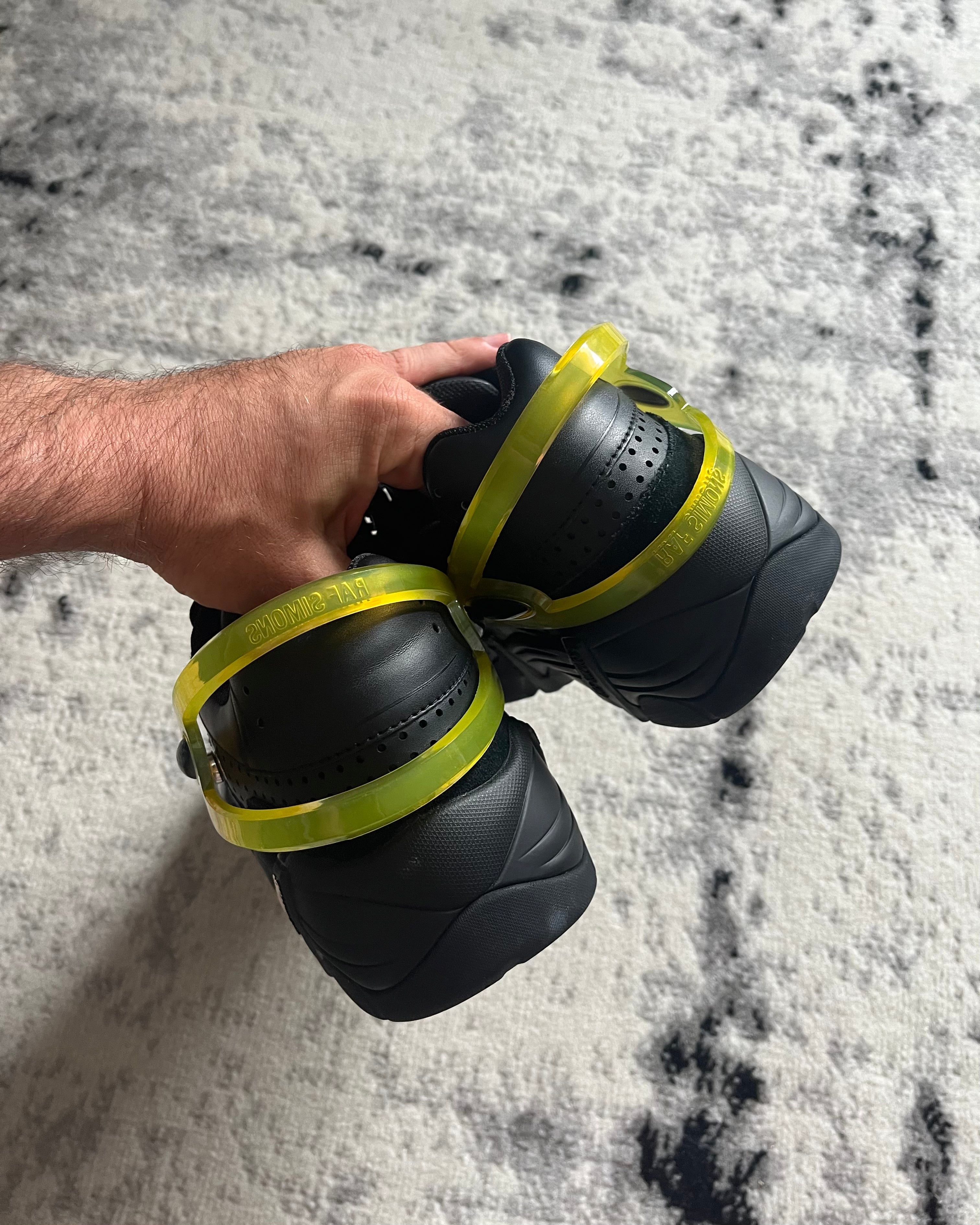 AW21 Raf Simons Cyclon-21 Black Suede Shoes (44eu/10us)