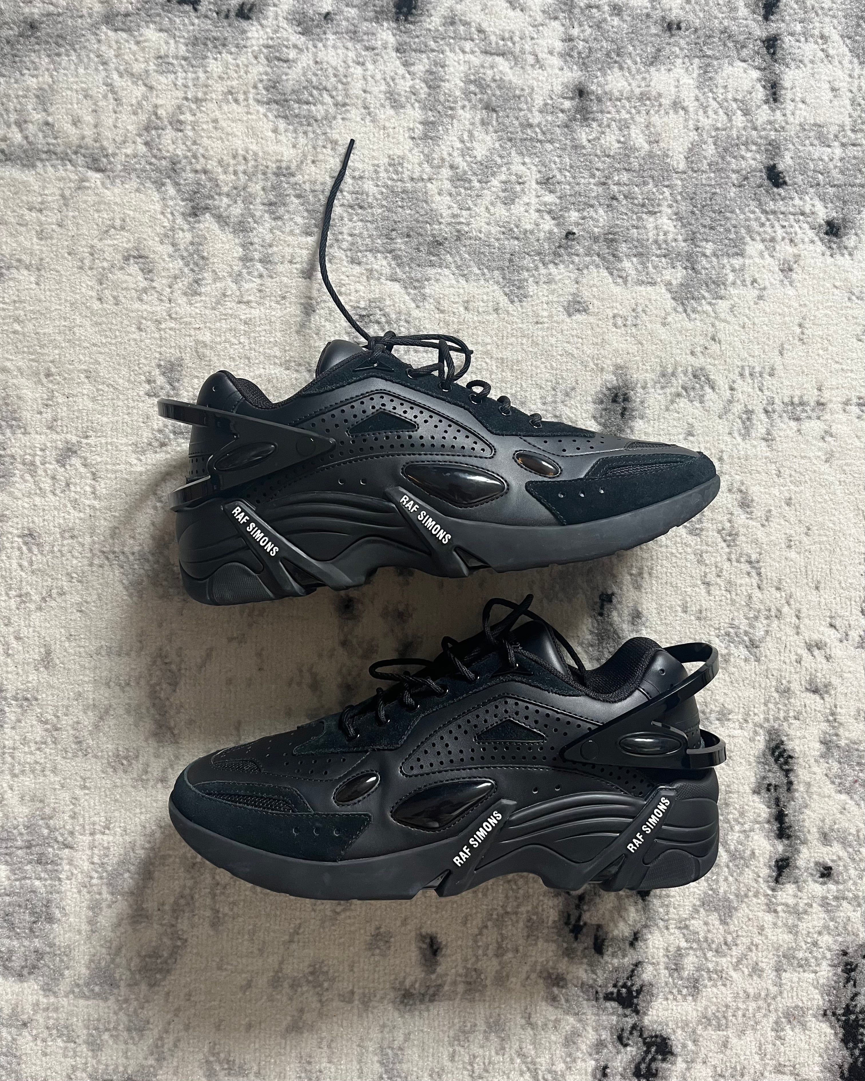 AW21 Raf Simons Cyclon-21 Black Suede Shoes (44eu/10us)