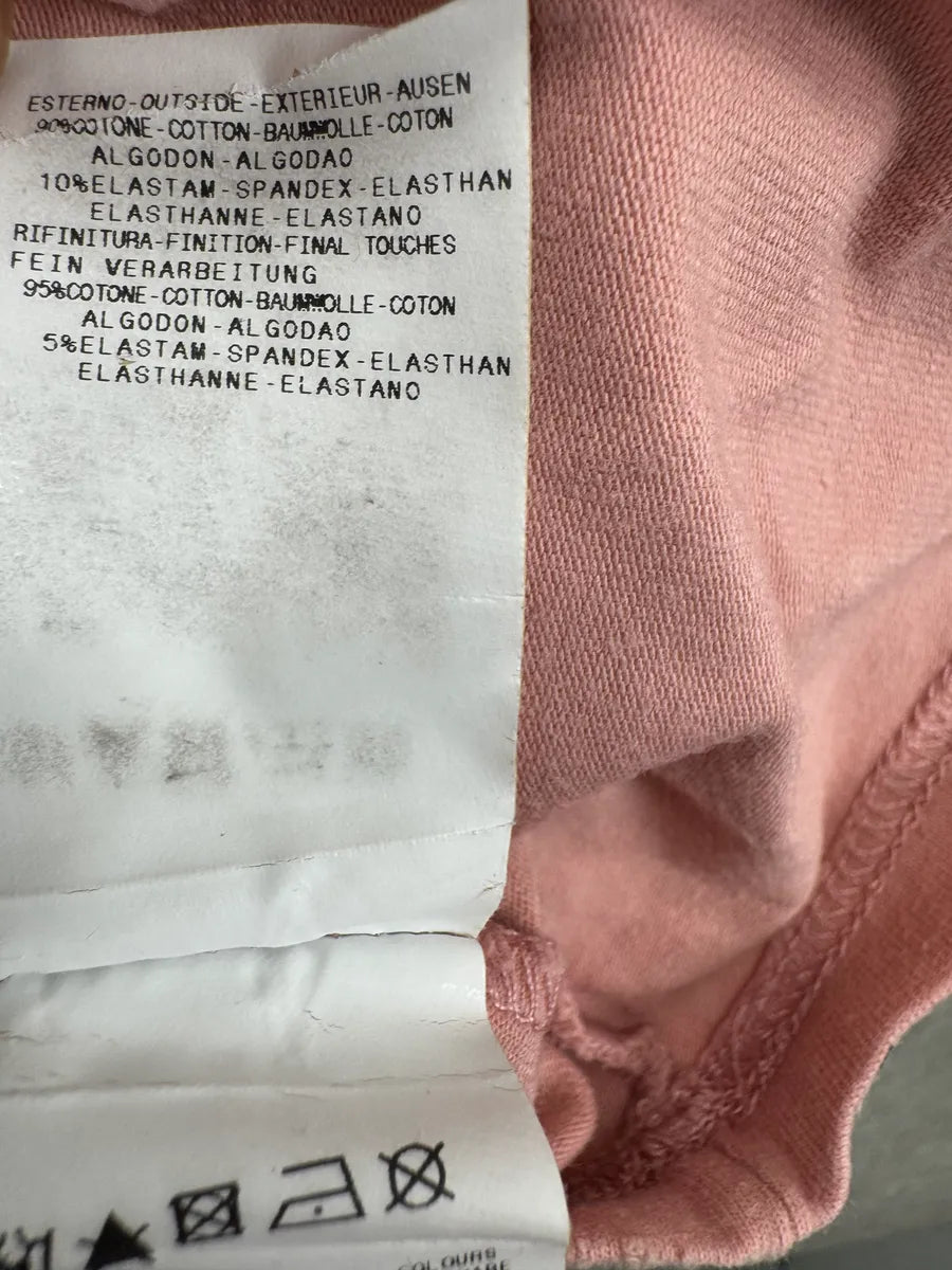 AW2008 Galliano Pink Cotton Portrait T-Shirt vgDvapq 12