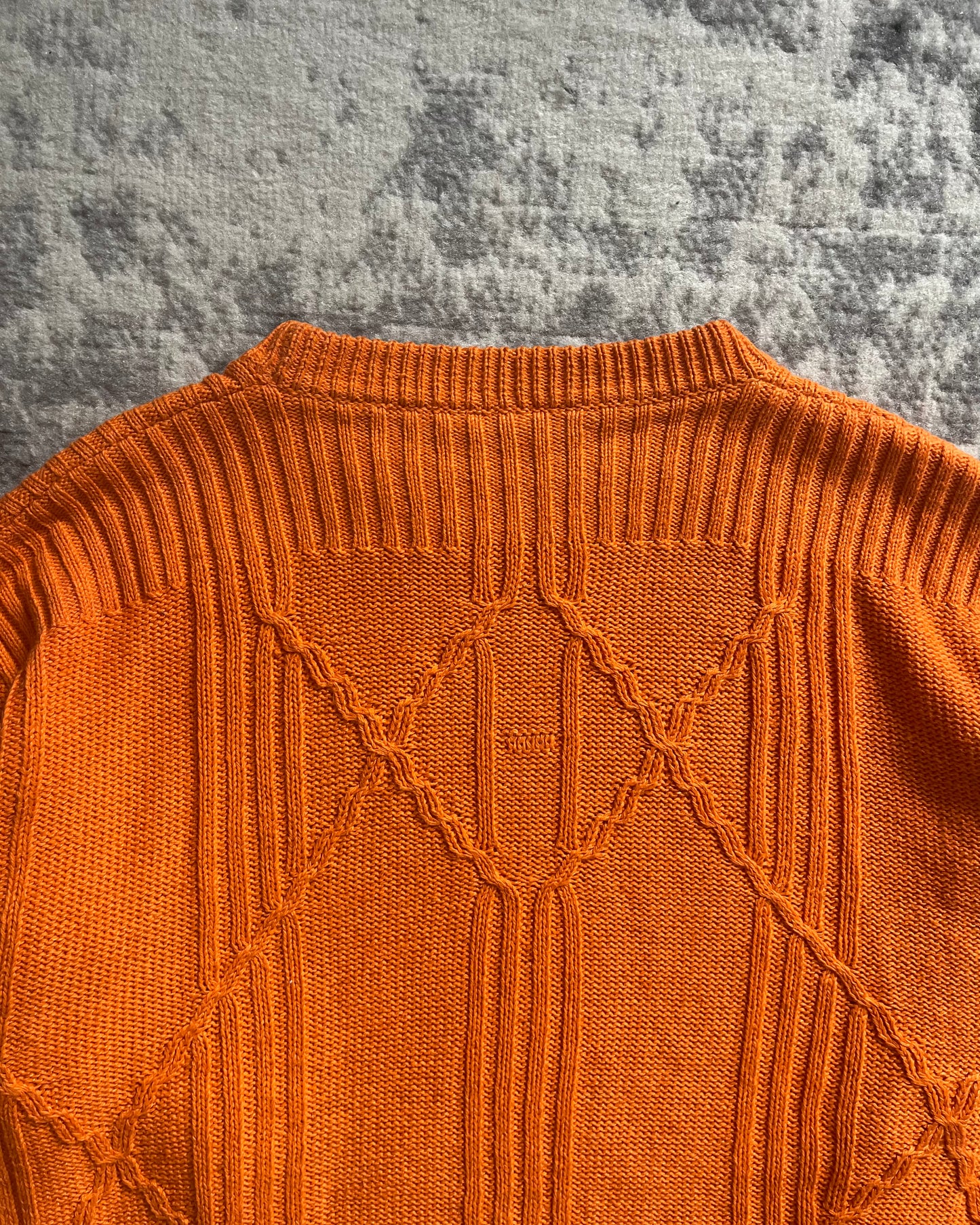 80s Hermes Paris Orange H Sweater (M/L)