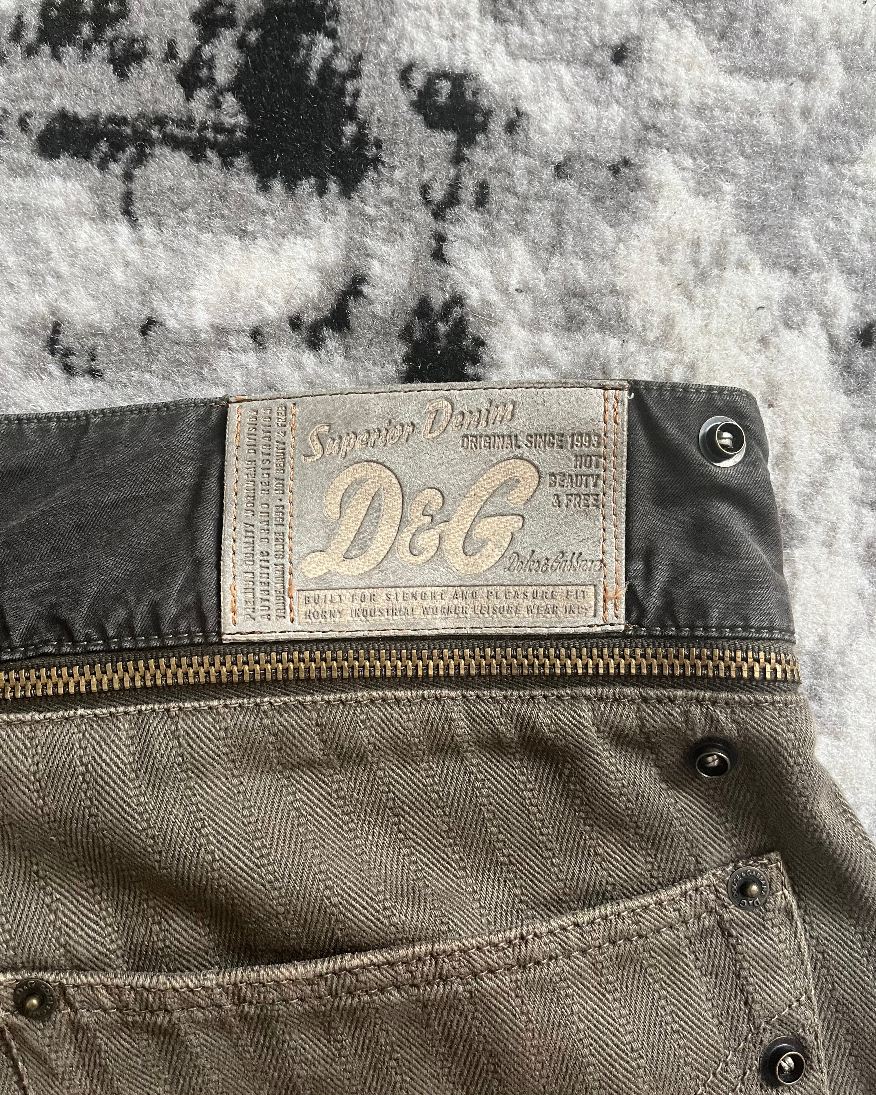 SS03 Dolce &amp; Gabbana 双腰喇叭裤 (L/XL)