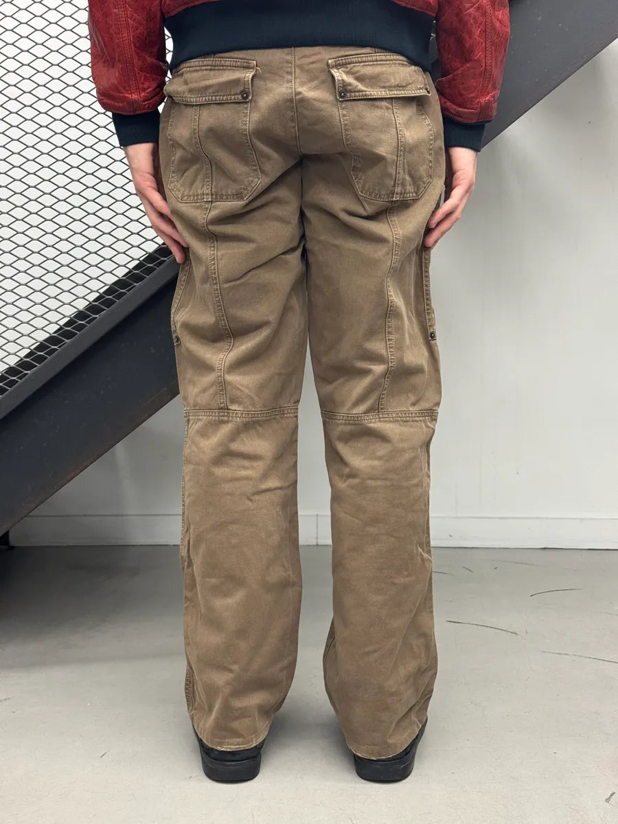AW2003 Dolce & Gabbana Brown Carpenter Cargo Pants gHbBWDmO 3