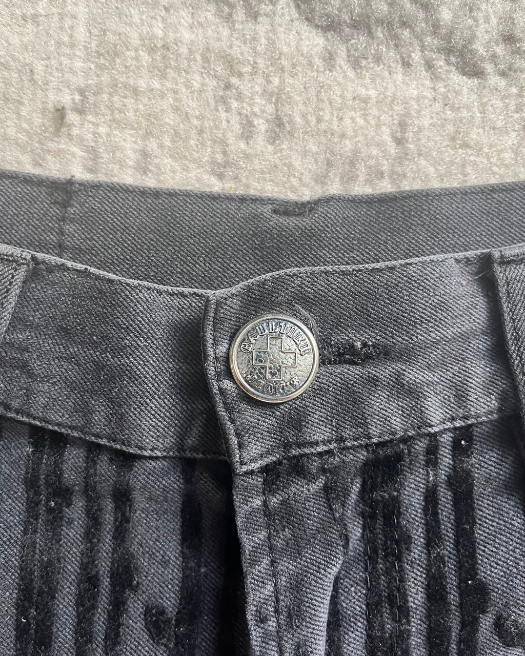 AW98 Jean Paul Gaultier Dark Shadow Blood Pants (XS)