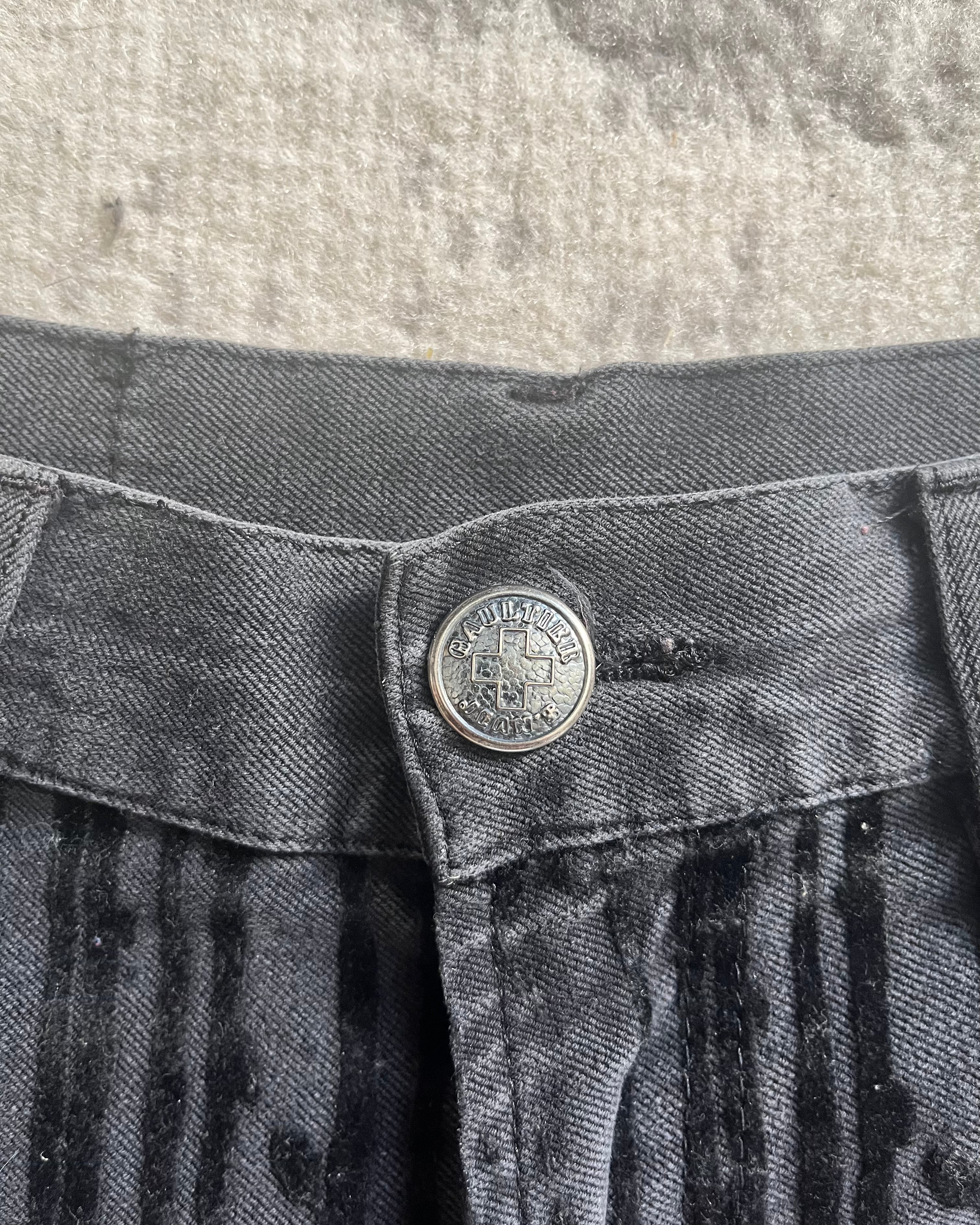 AW98 Jean Paul Gaultier Dark Shadow Blood Pants (XS)