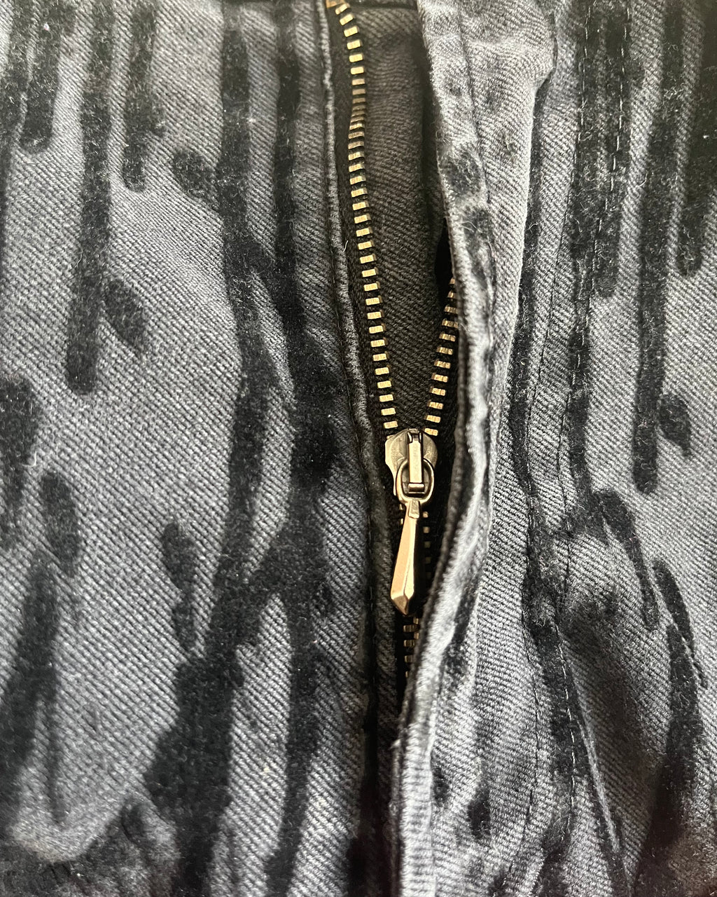 AW98 Jean Paul Gaultier Dark Shadow Blood Pants (XS)