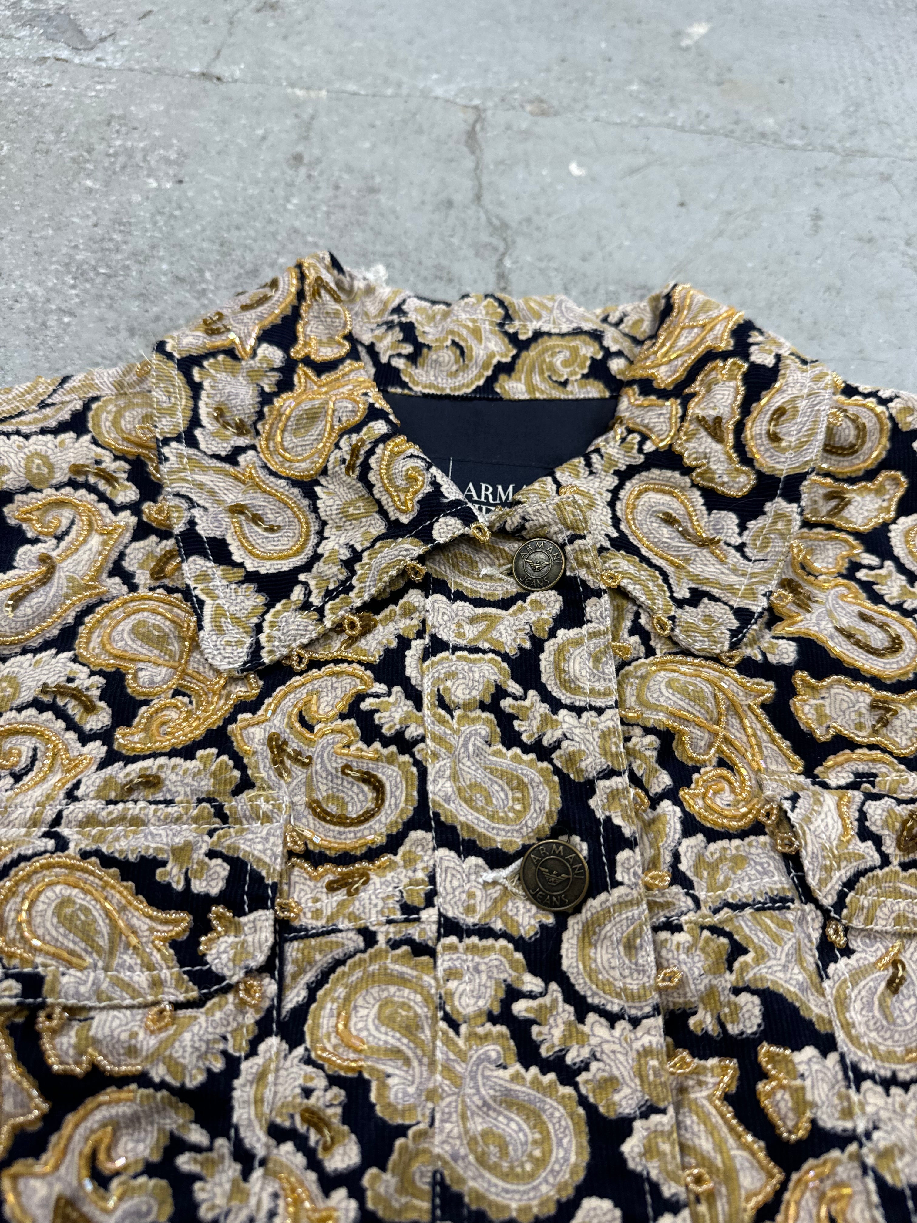 2000s Armani South Inspired Embellished Jacket (XS/S)