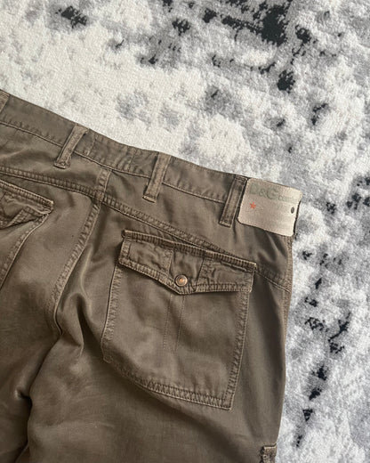 SS03 Dolce & Gabbana Combat Red Label Cargo Olive Pants (L)