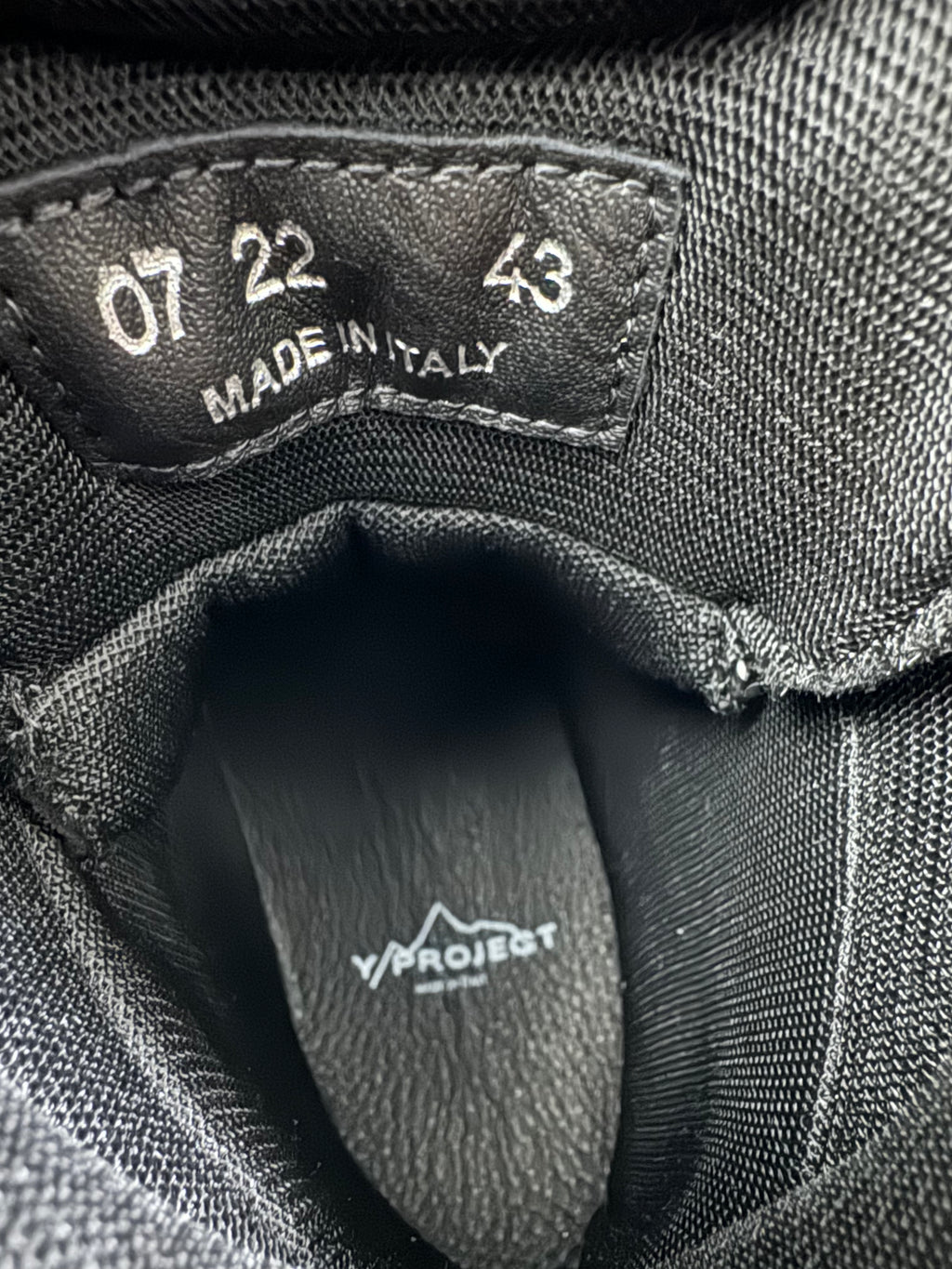 Y-Project x Diemme Civetta Black Hiking Boot