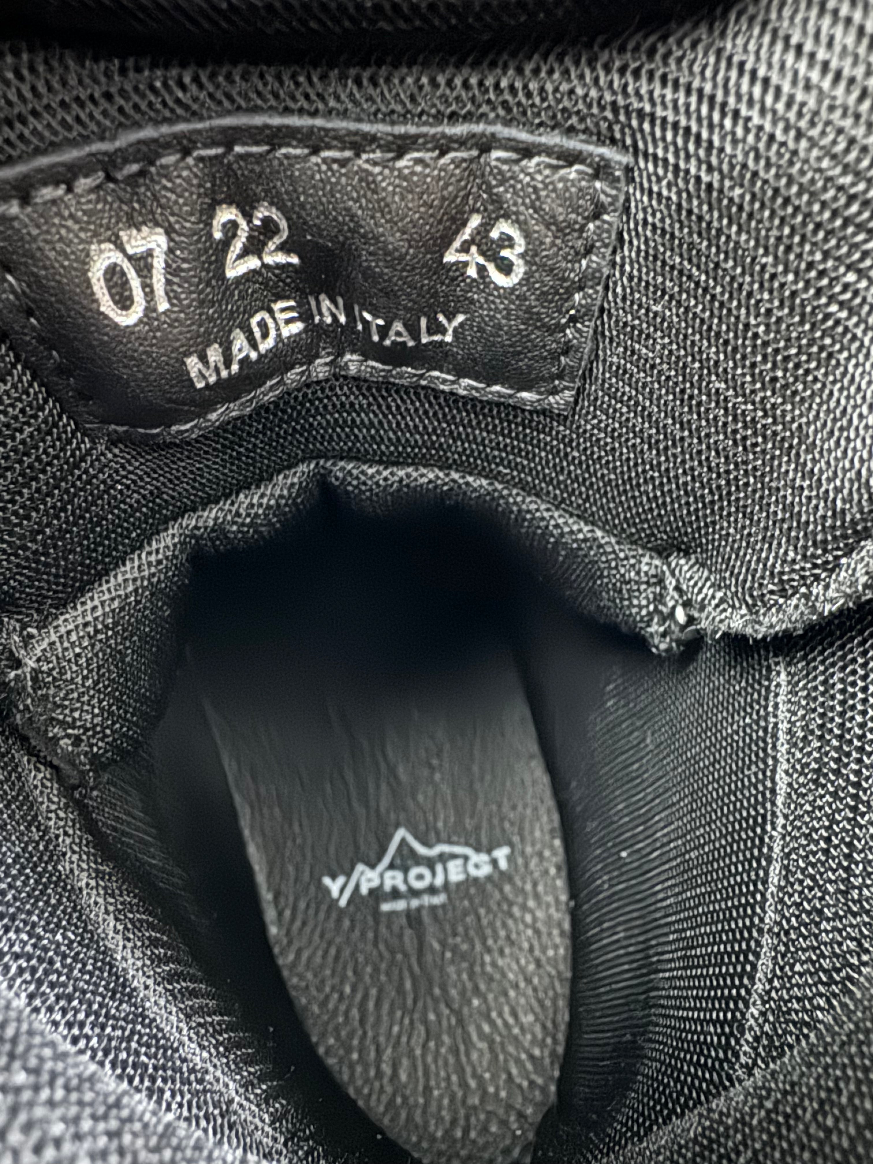 Y-Project x Diemme Civetta Black Hiking Boot