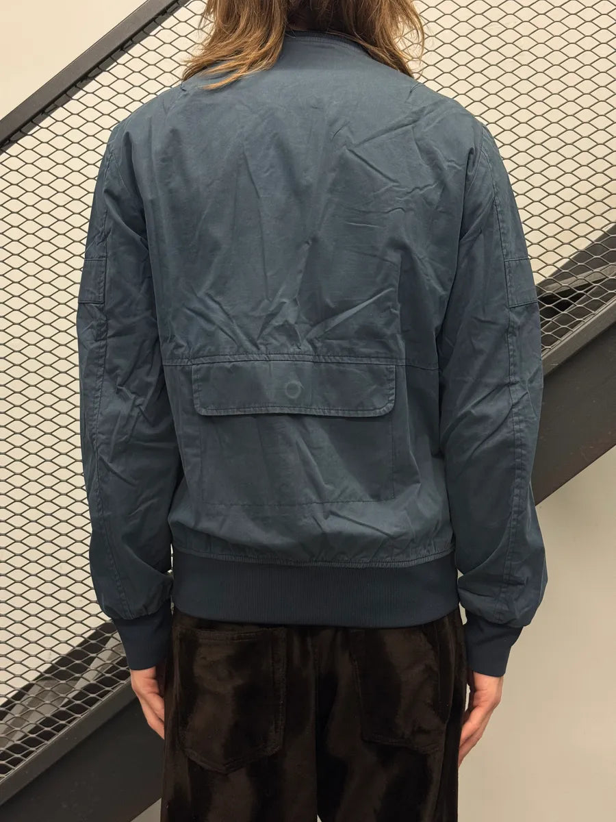 Damir Doma Slate Blue Nylon Multi-Pocket Bomber Jacket vkguNRM 4