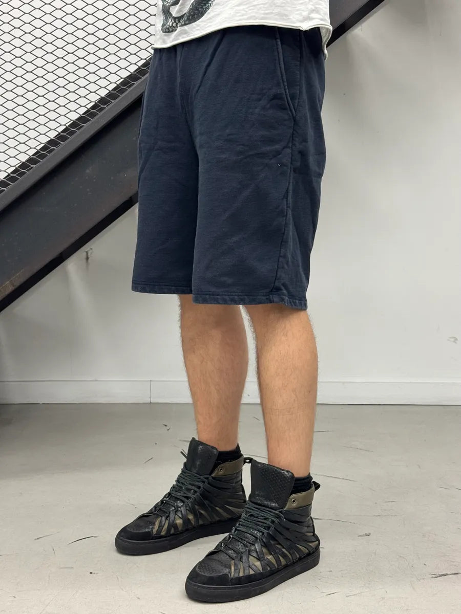 SS2015 Prada Navy Cozy Jersey Linea Rossa Shorts NZADLIHr 2