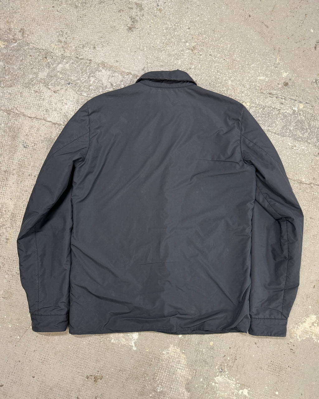 2000s Prada Linea Rossa Tactical Navy Light Buttoned Jacket (M)