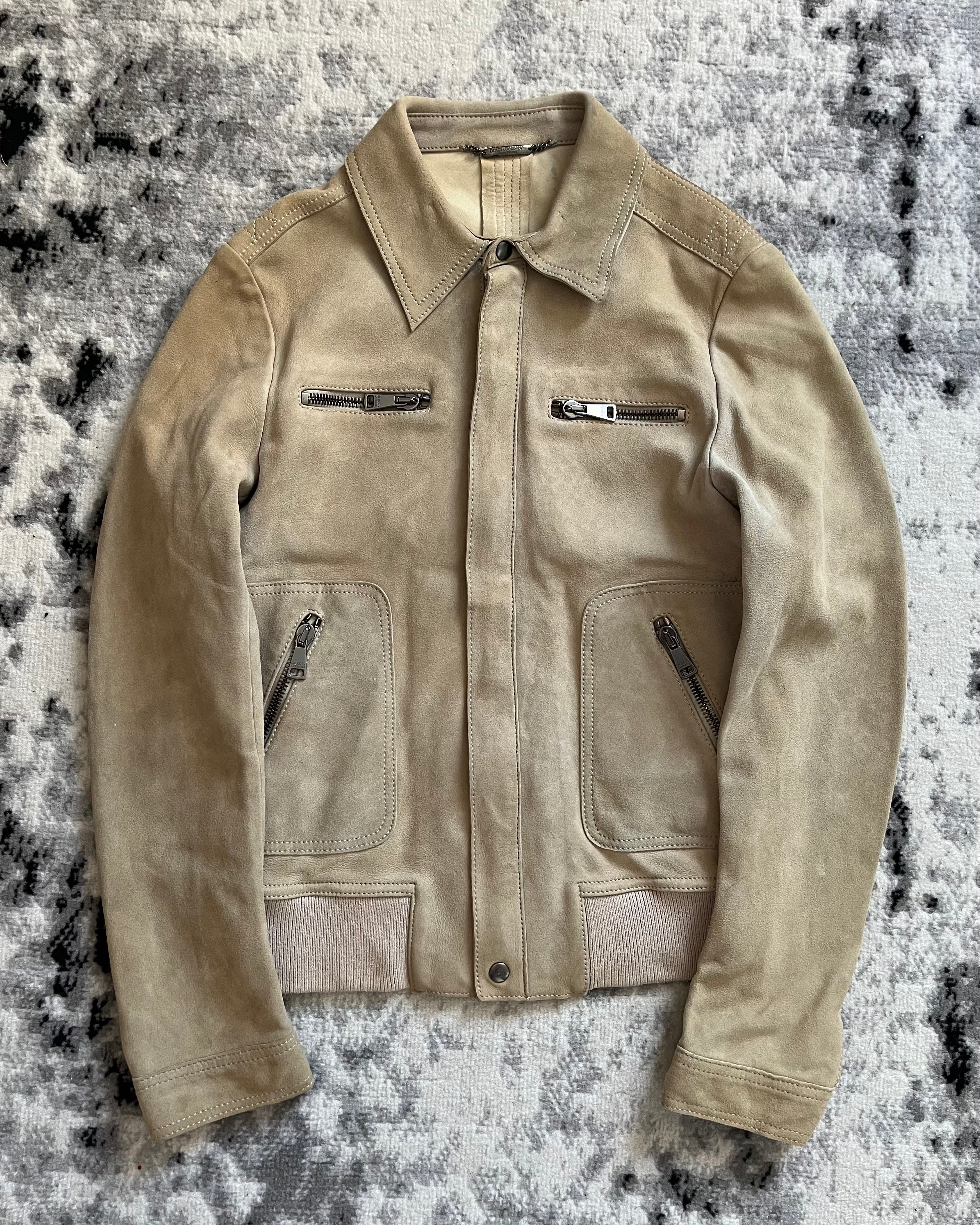 AW00 Dolce & Gabbana Lambskin Rock Jacket (M)