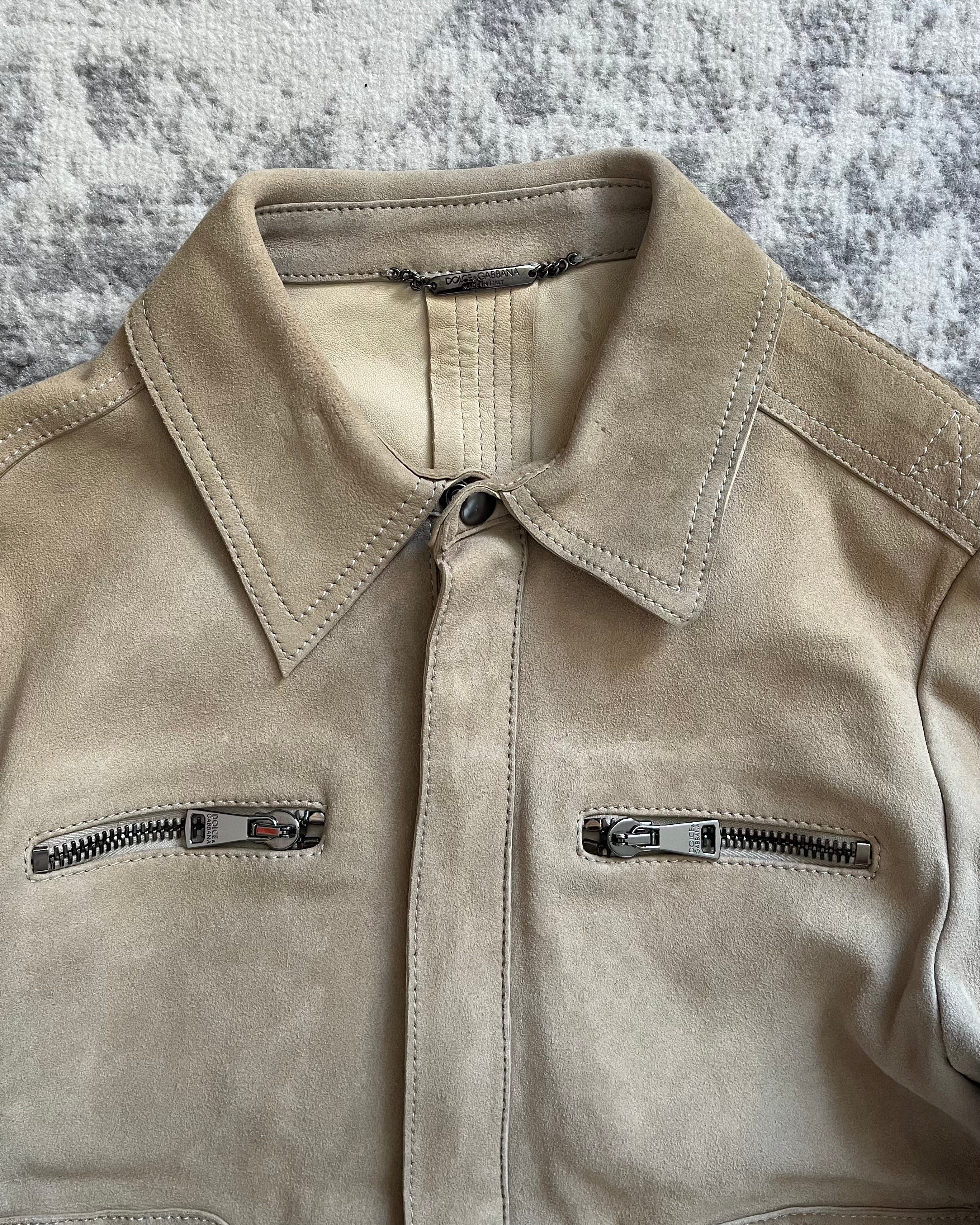 AW00 Dolce & Gabbana Lambskin Rock Jacket (M)