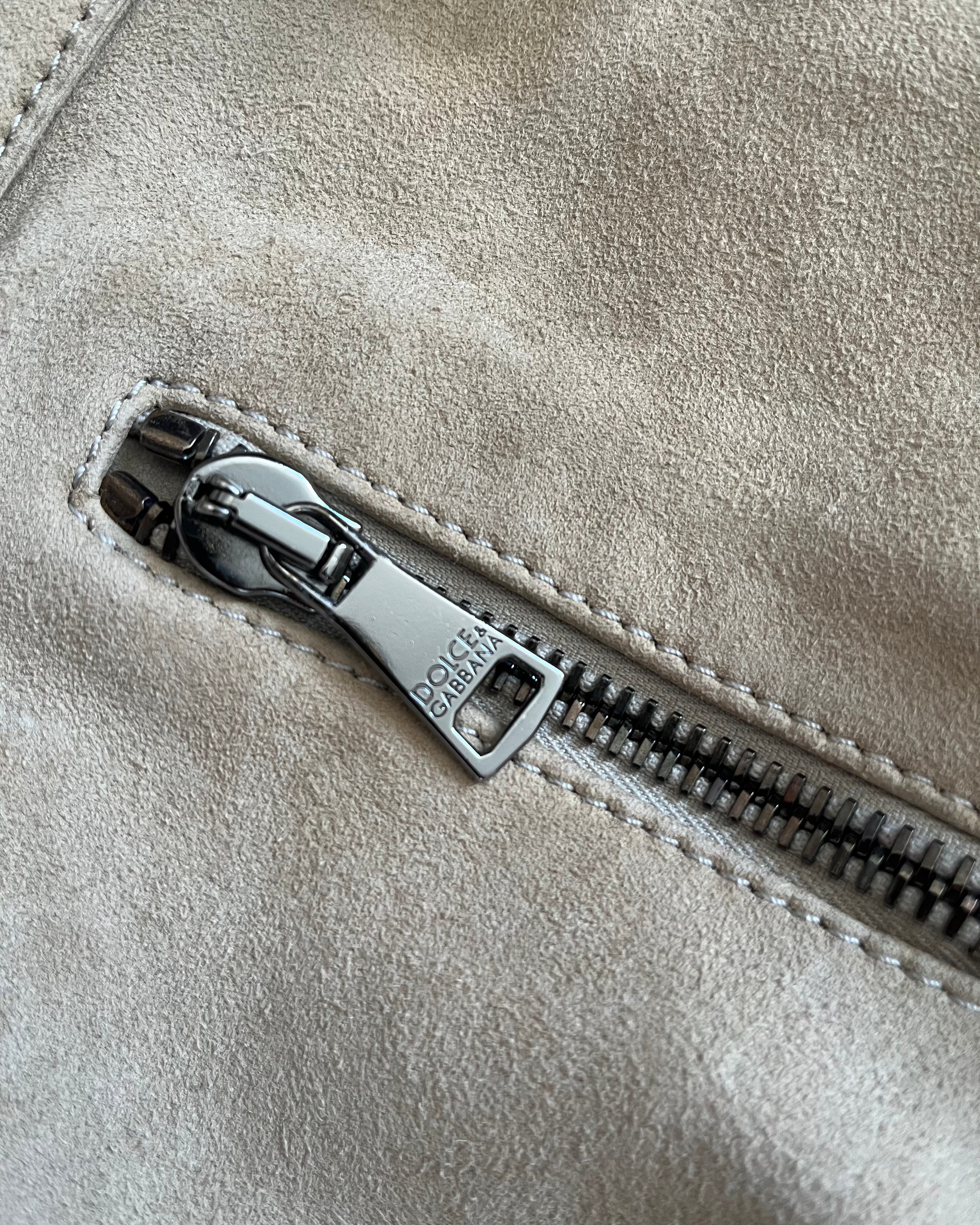 AW00 Dolce & Gabbana Lambskin Rock Jacket (M)