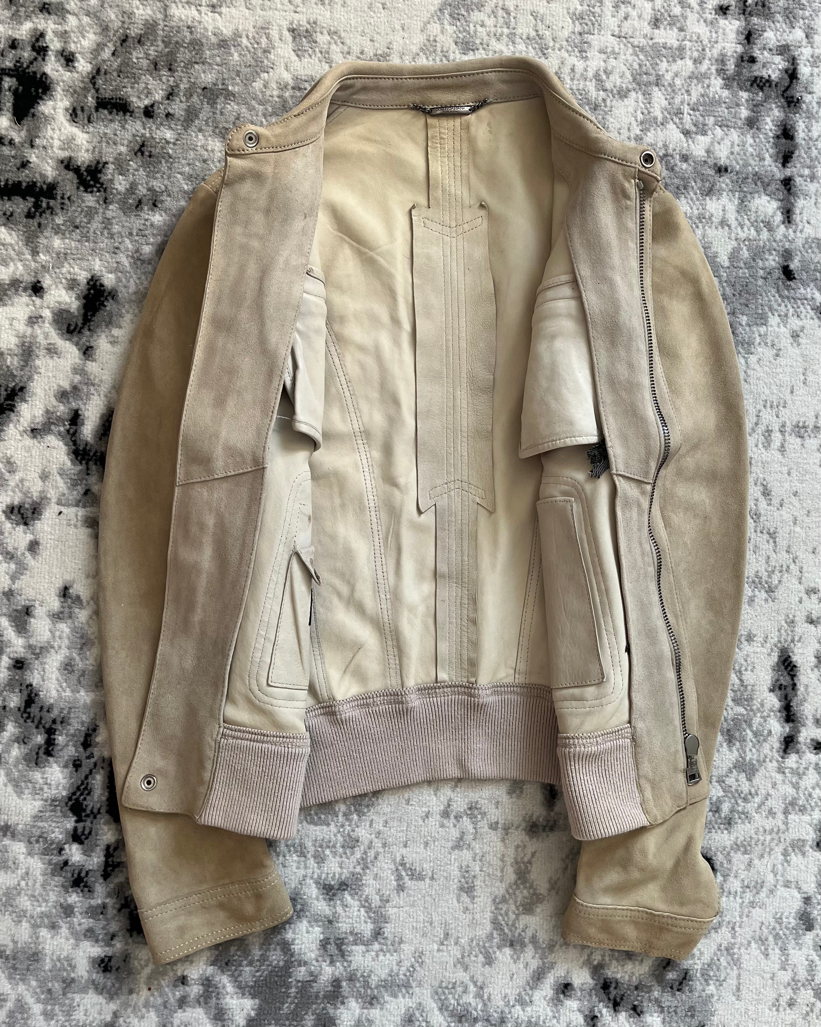 AW00 Dolce & Gabbana Lambskin Rock Jacket (M)