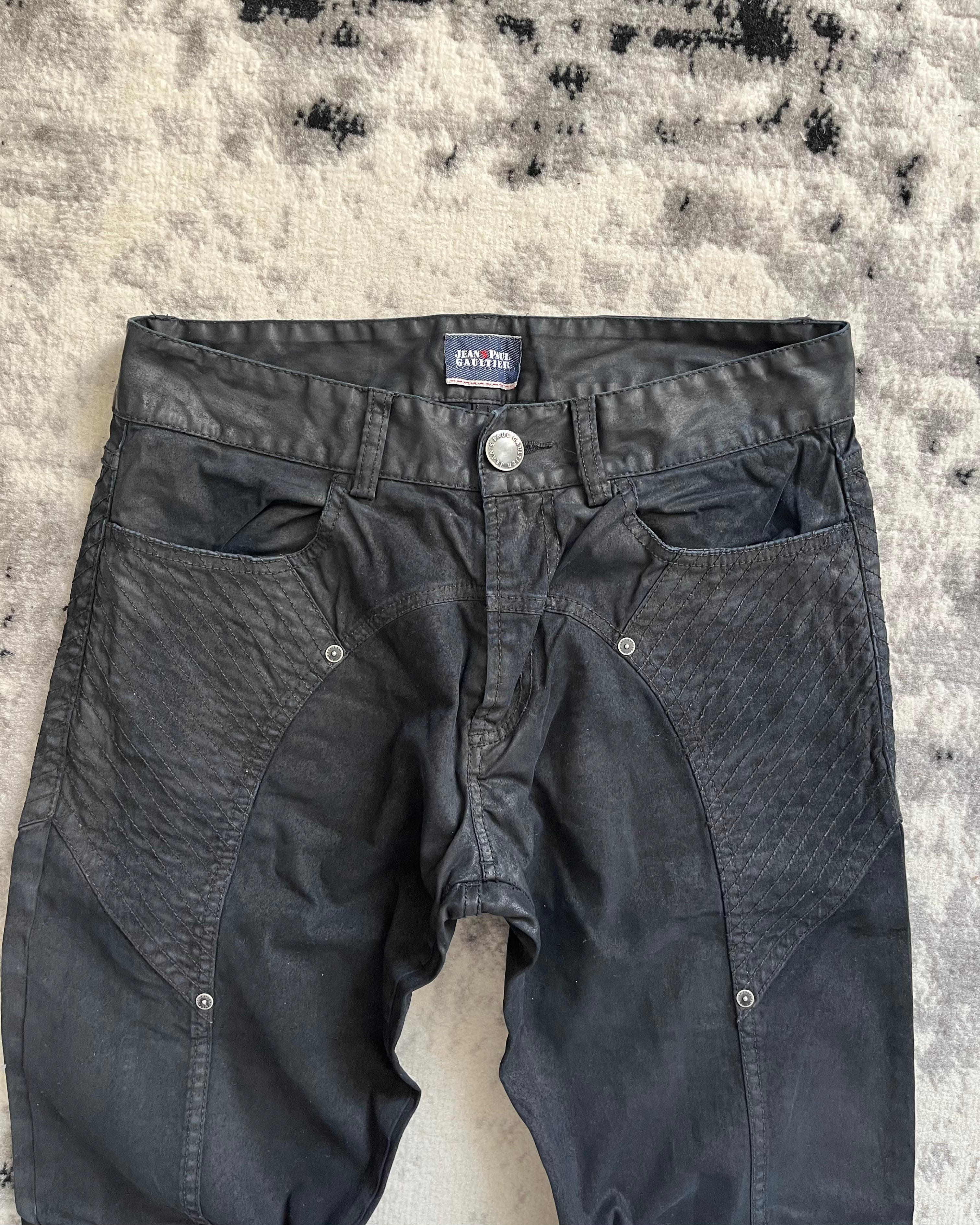00年代 ジャンポール・ゴルチエ ロックスター バイカーパンツ (S/M)