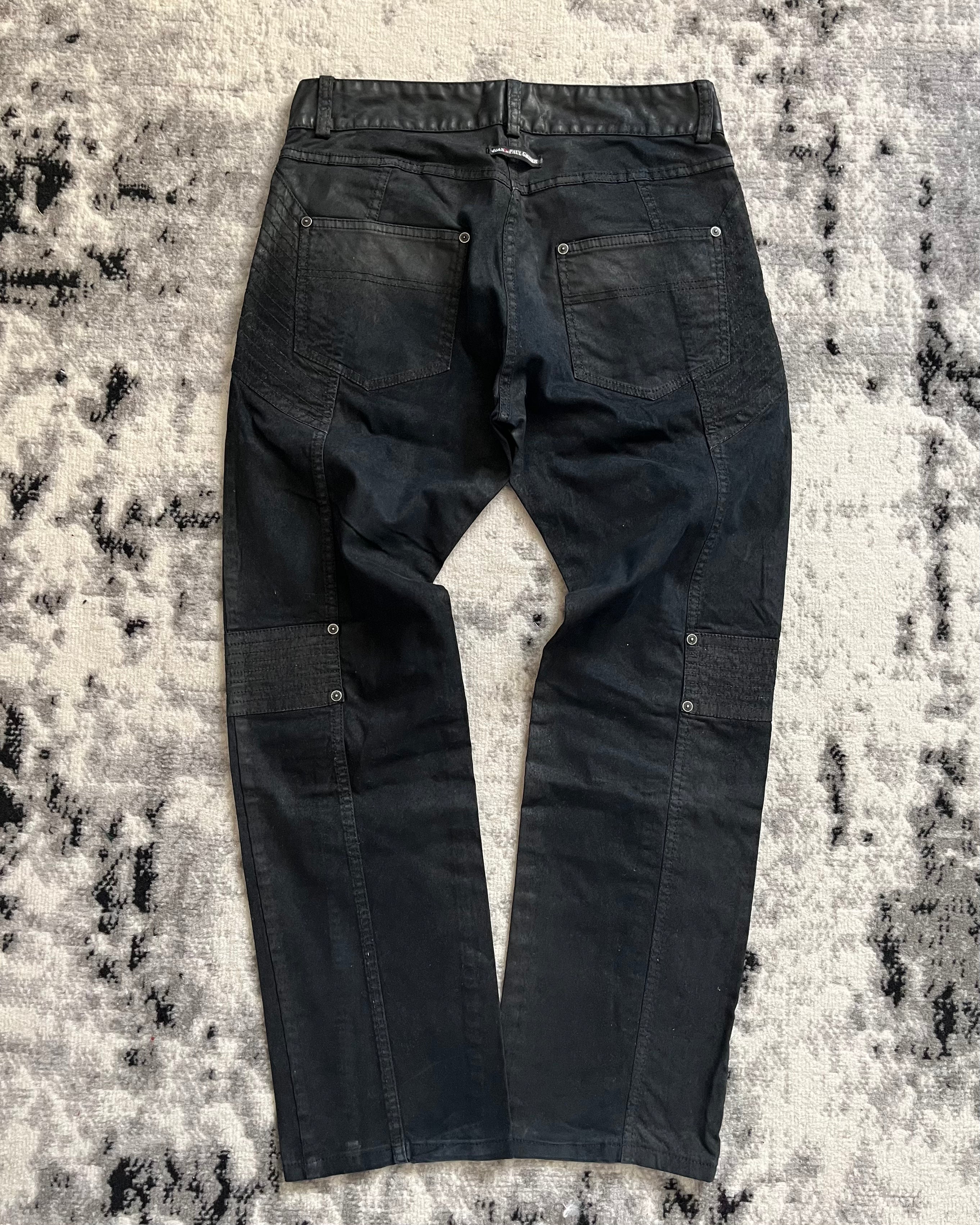 00年代 ジャンポール・ゴルチエ ロックスター バイカーパンツ (S/M)