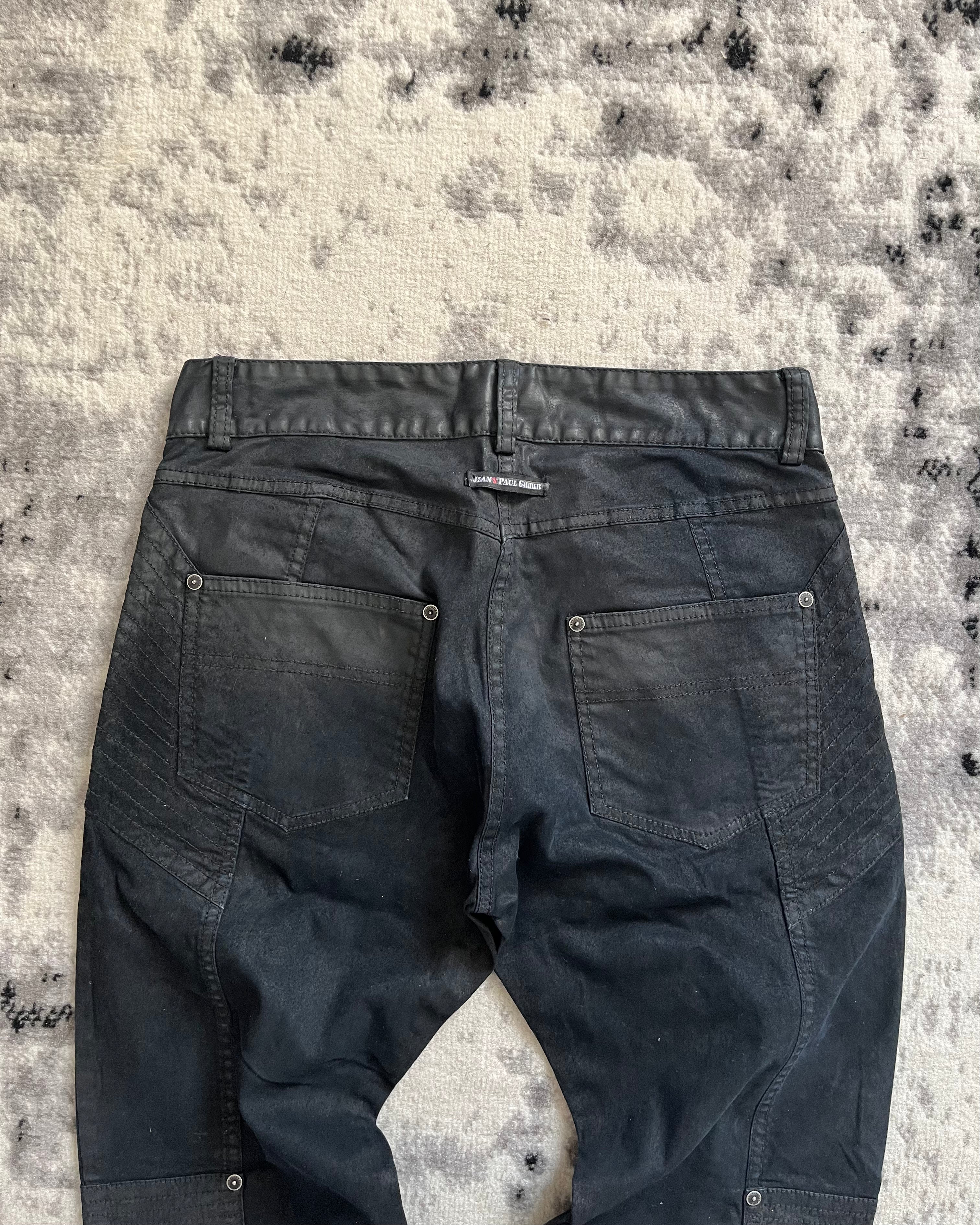 00年代 ジャンポール・ゴルチエ ロックスター バイカーパンツ (S/M)