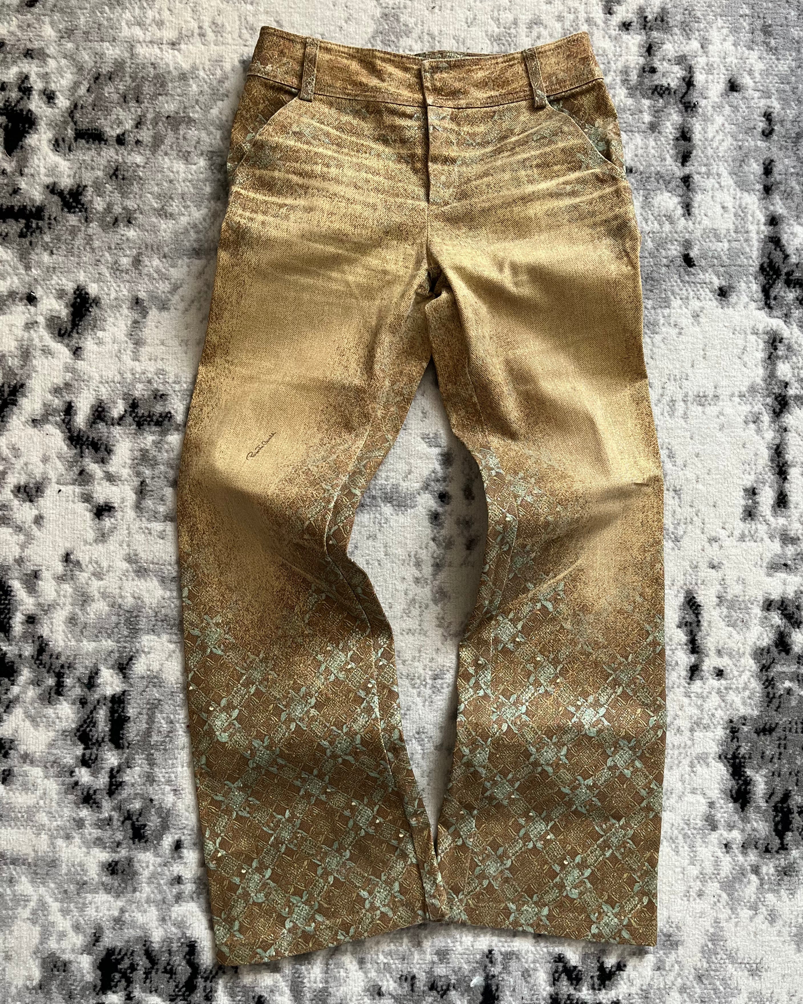 AW98 ロベルト カヴァリ ロイヤル モザイク パンツ (S)