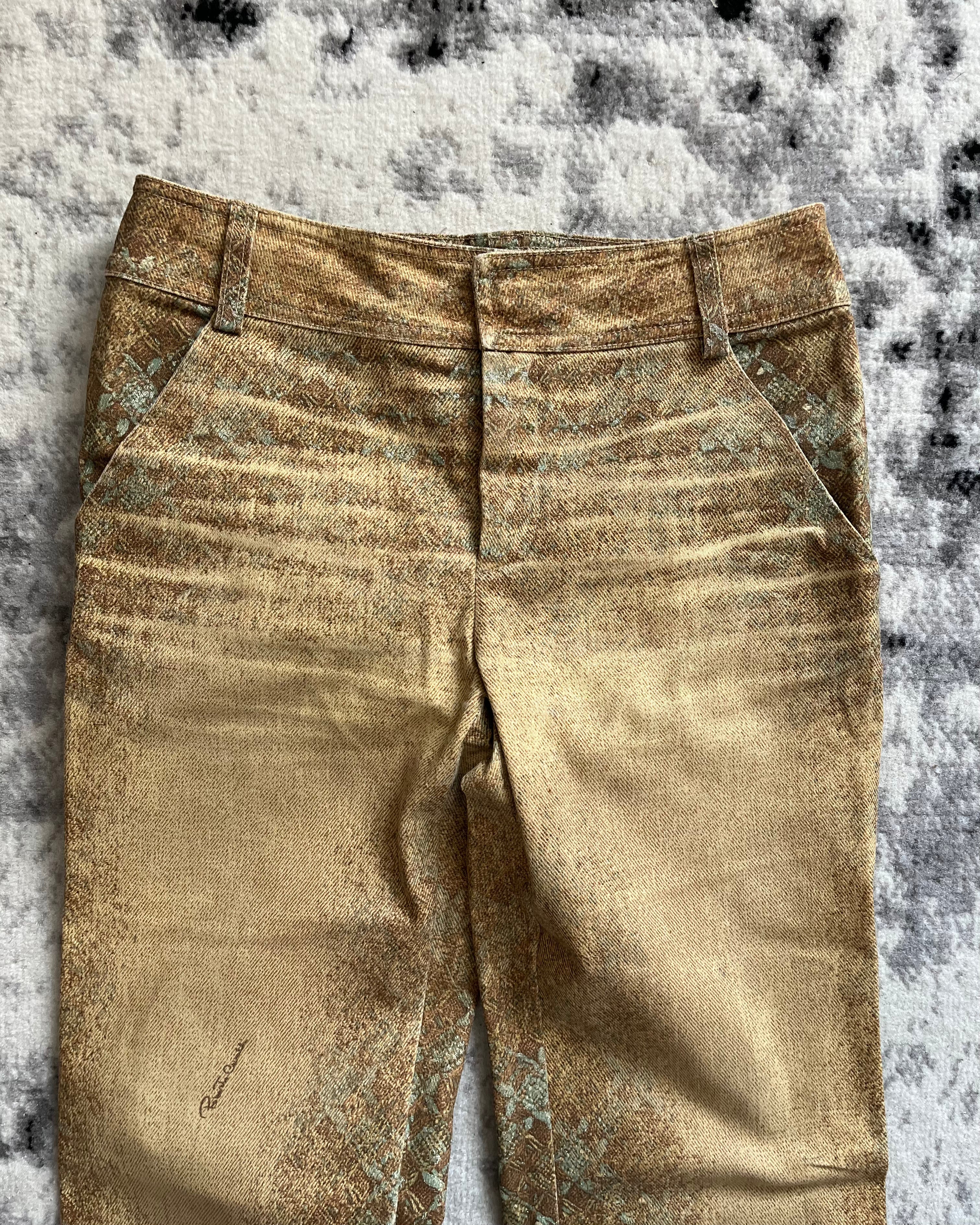 AW98 ロベルト カヴァリ ロイヤル モザイク パンツ (S)