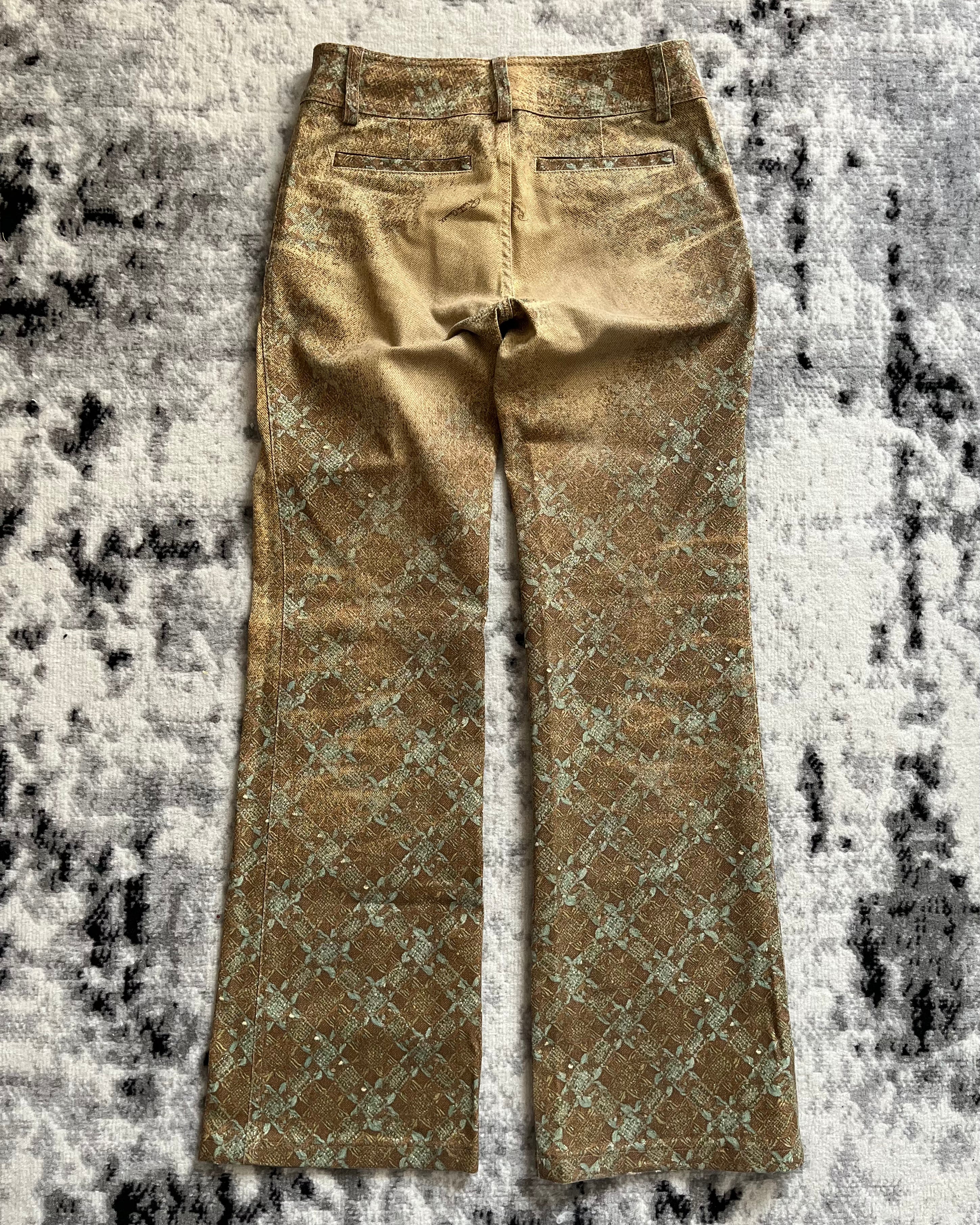 AW98 ロベルト カヴァリ ロイヤル モザイク パンツ (S)