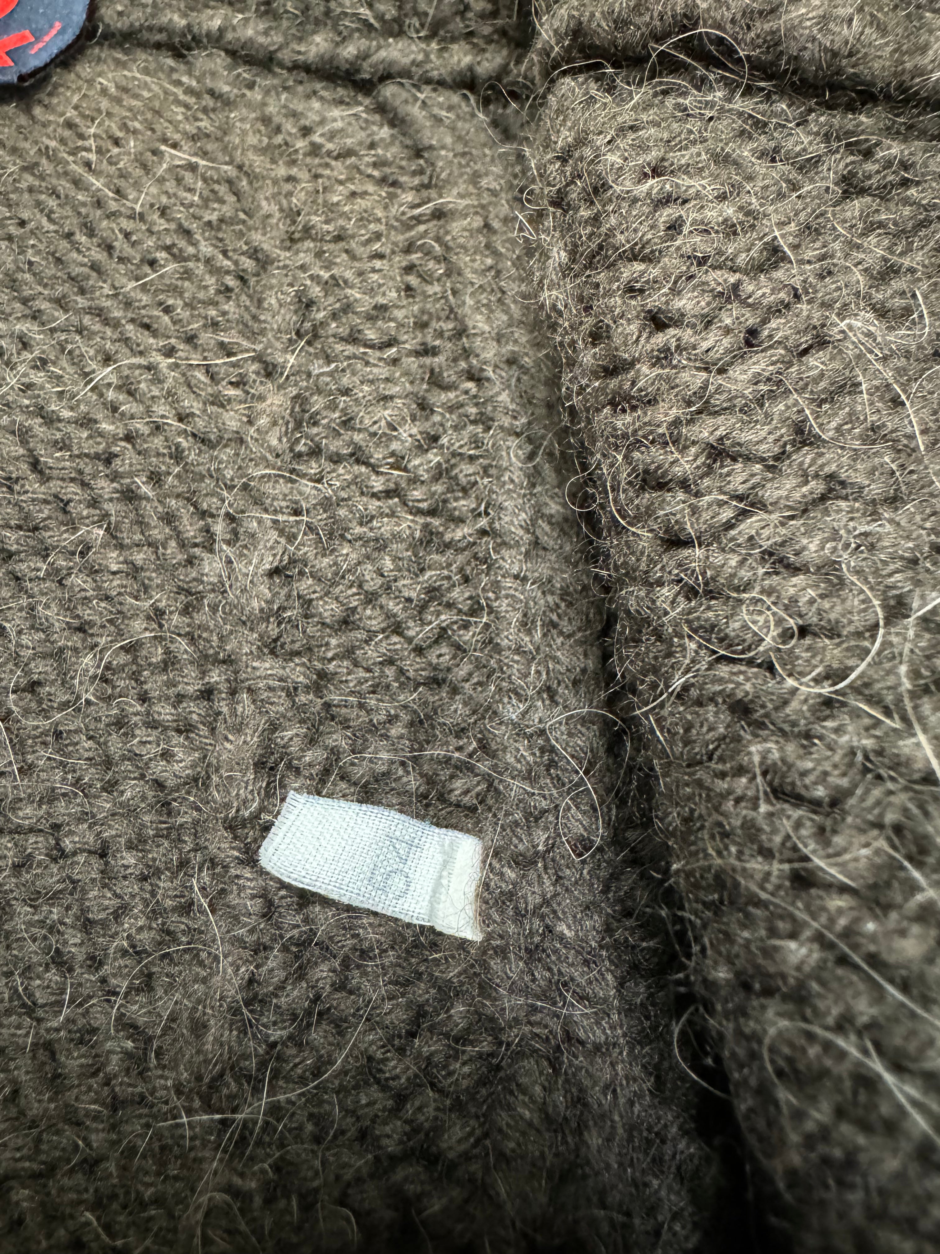 AW1999 Dolce & Gabbana Brown Wool Alpaca Button-Up Sweater (L)