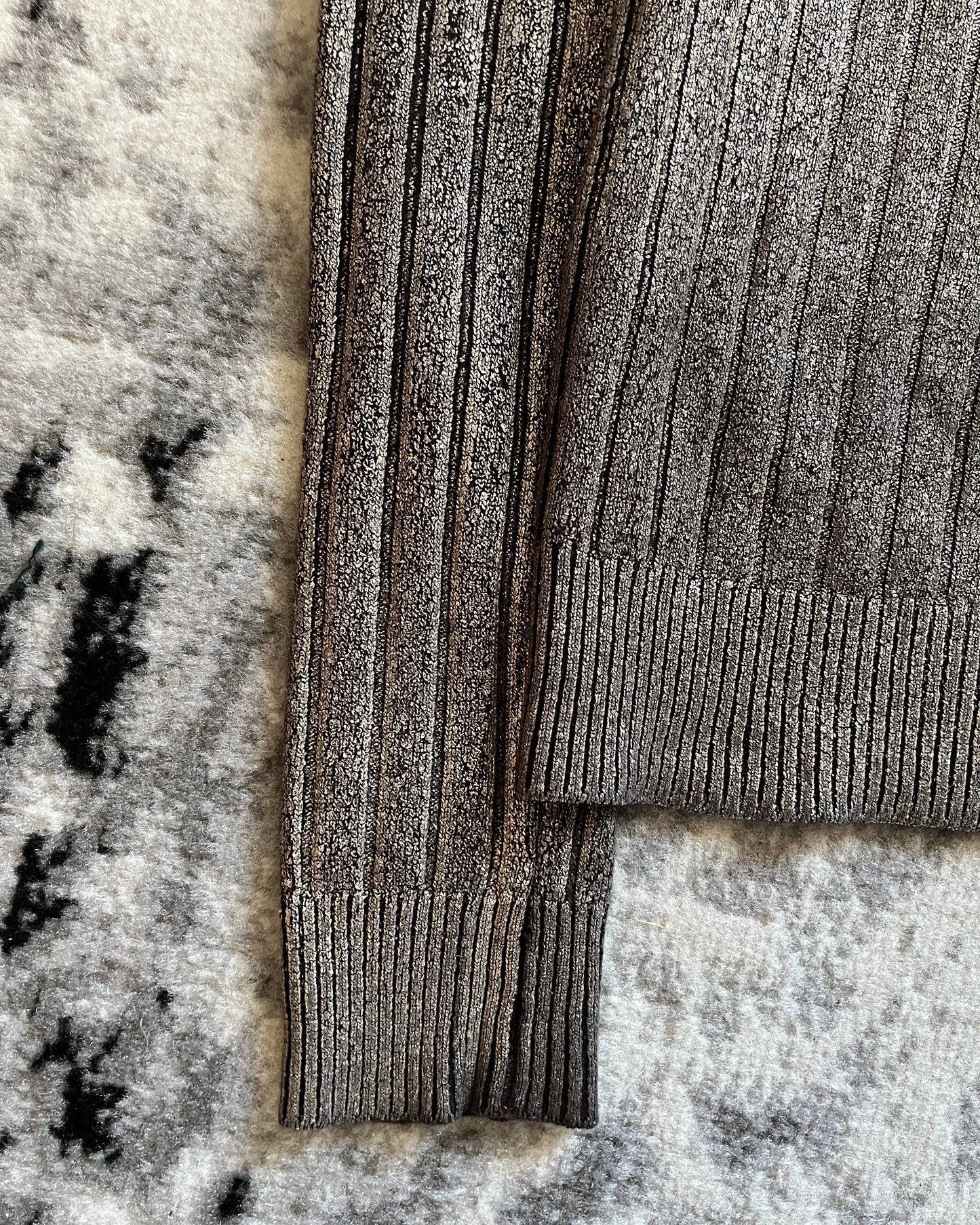 00s Prada Silver Wool/Cashmere Sweater (XS/S)