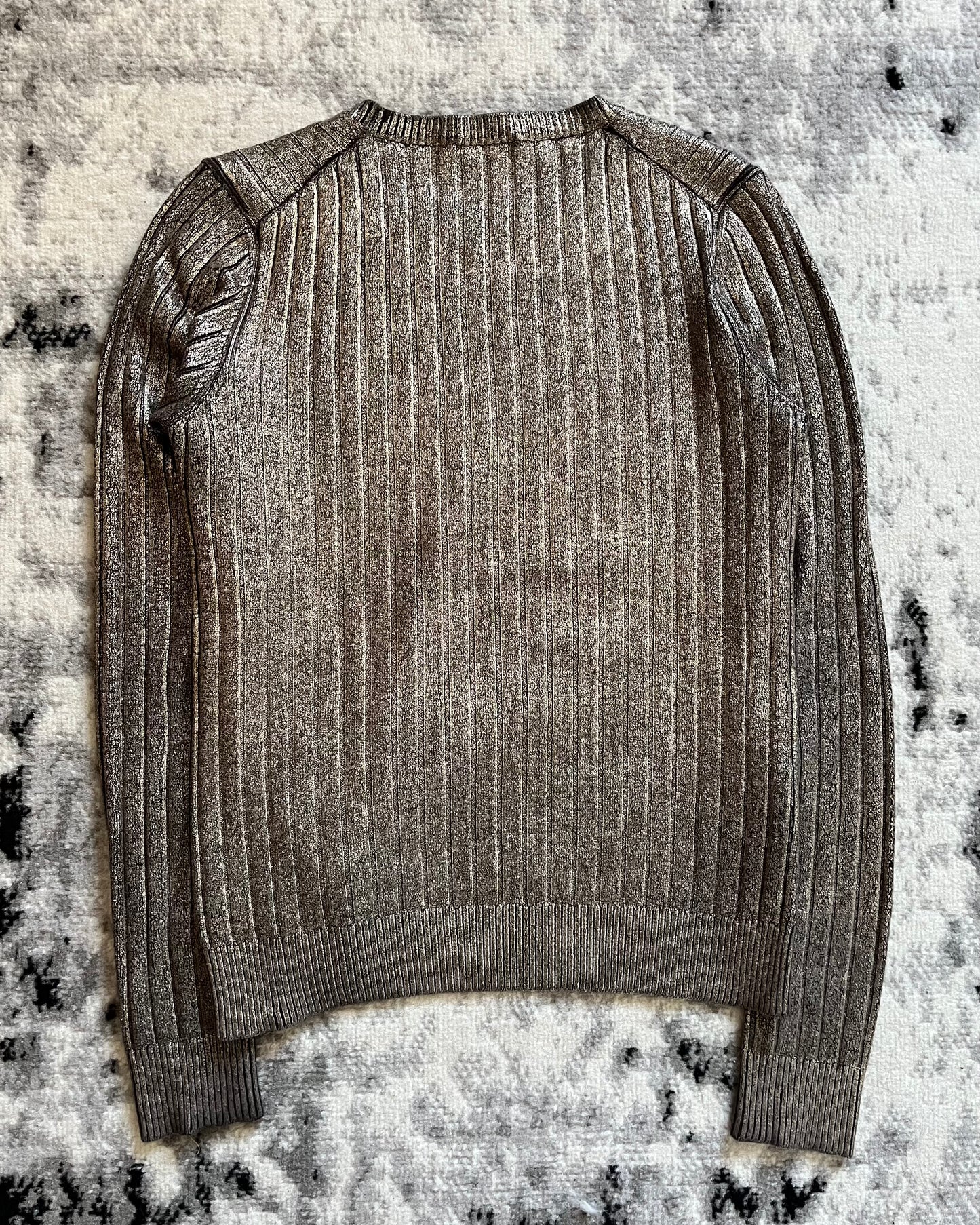 00s Prada Silver Wool/Cashmere Sweater (XS/S)