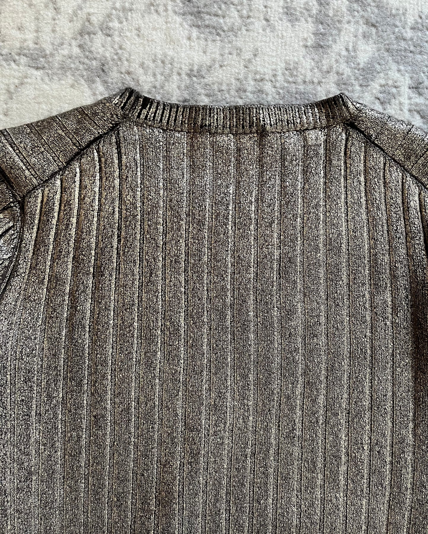 00s Prada Silver Wool/Cashmere Sweater (XS/S)