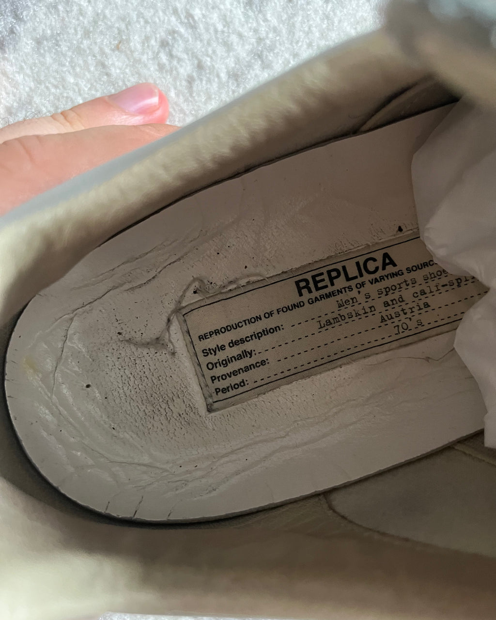 Maison Margiela Replica Soft Grey (40eu/7us)