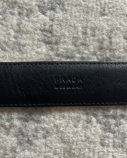 Prada Genuine Crocodile Leather Belt