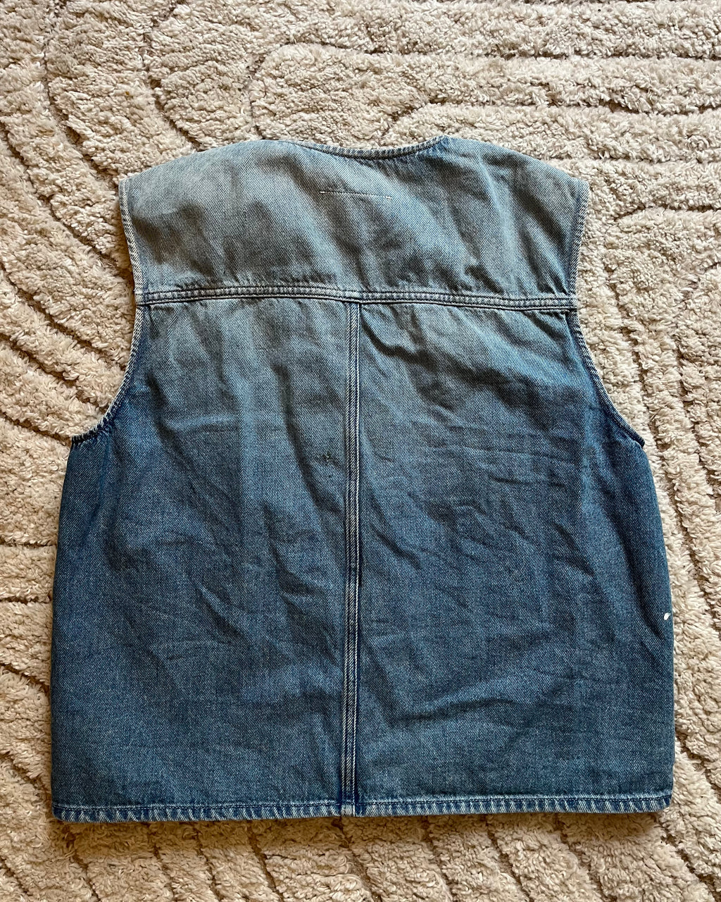 メゾン マルジェラ - MM6 2 in 1 ファー デニム ジャケット (M)